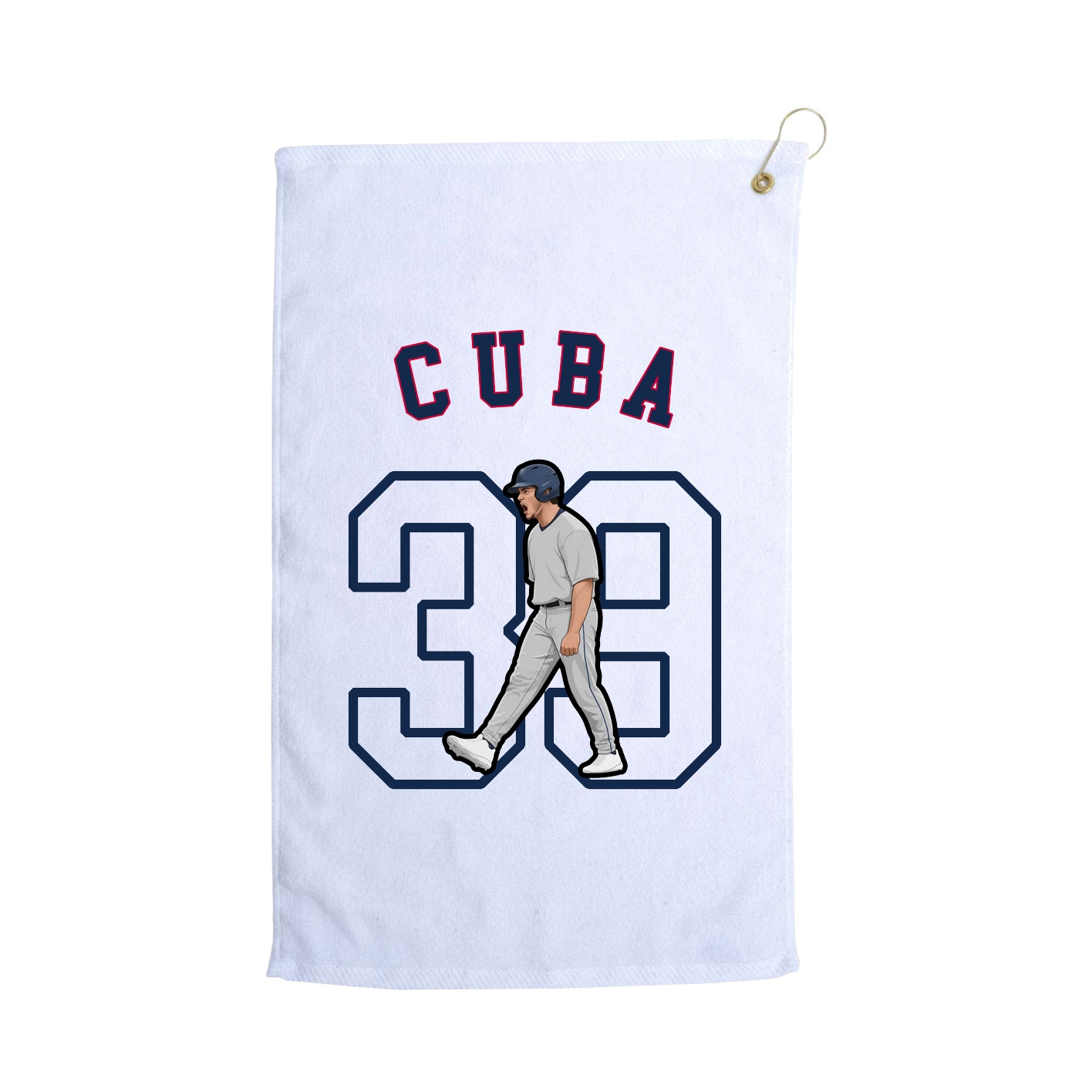Golf Towel — Shirsey Arch in White