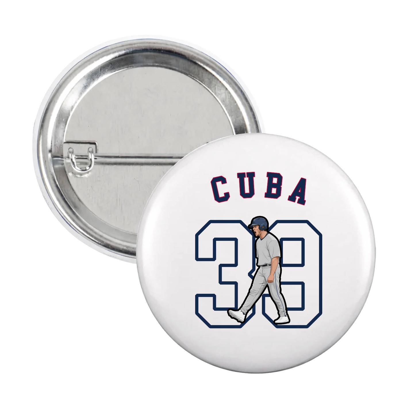 Game Day Button — Shirsey Arch in White