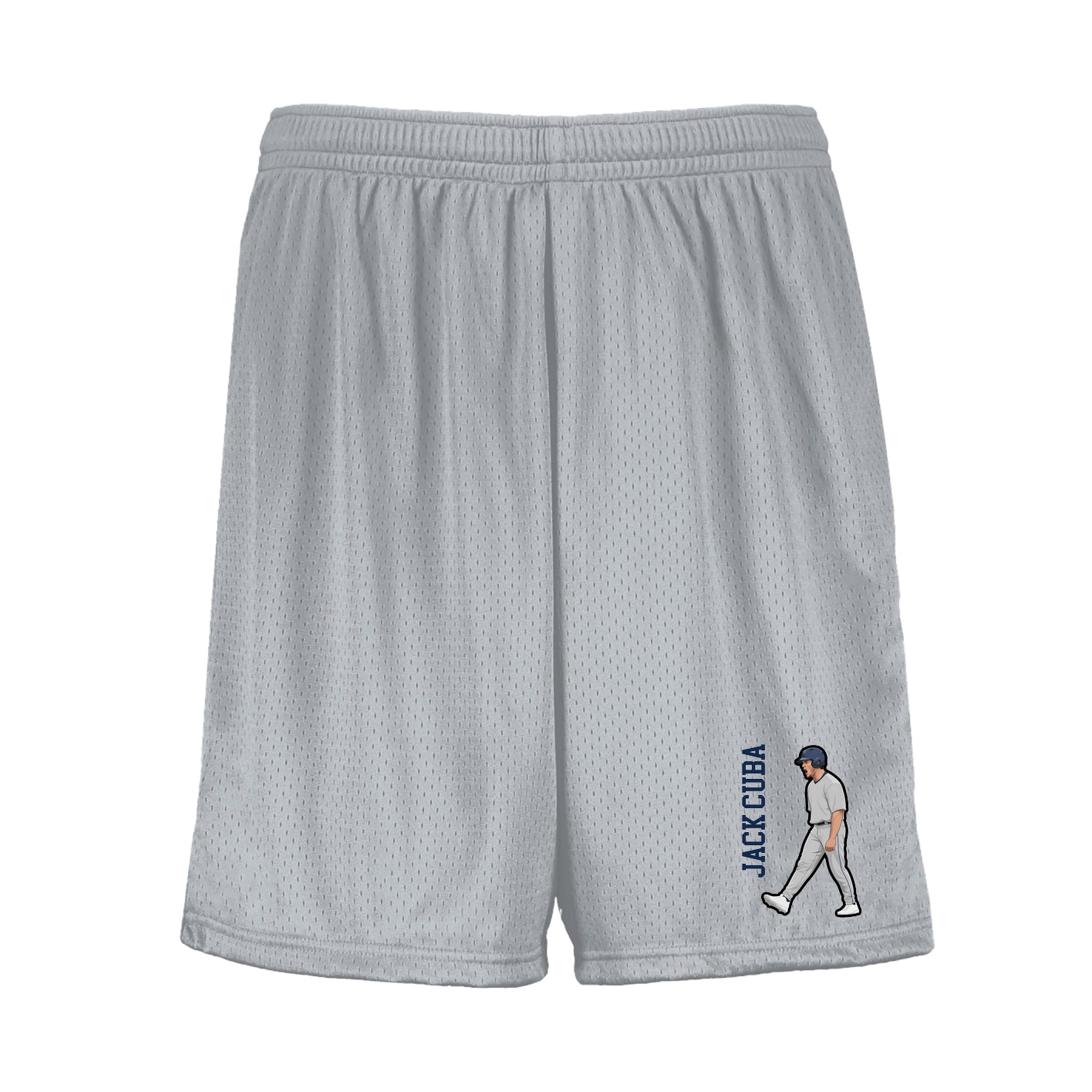 Shorts — Name Vertical in Silver