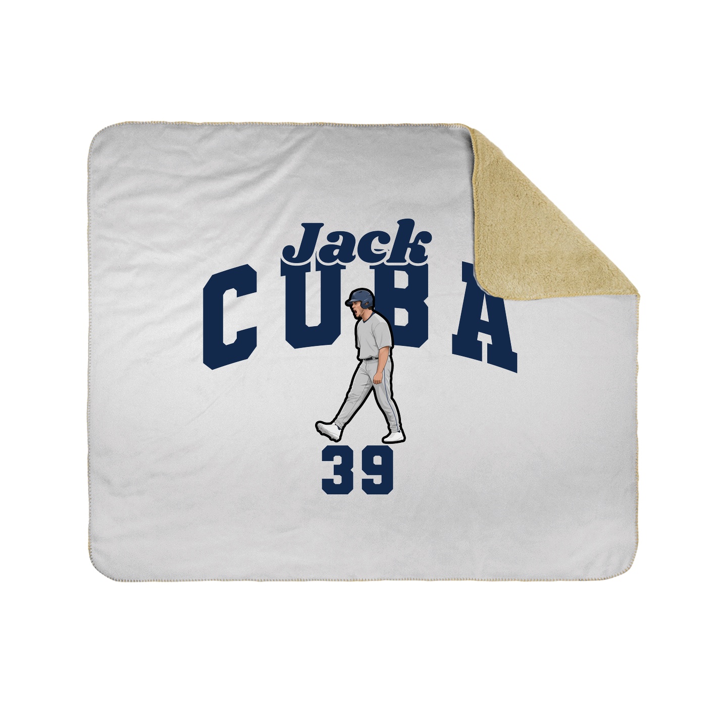 Throw Blanket — Signature Arch in White