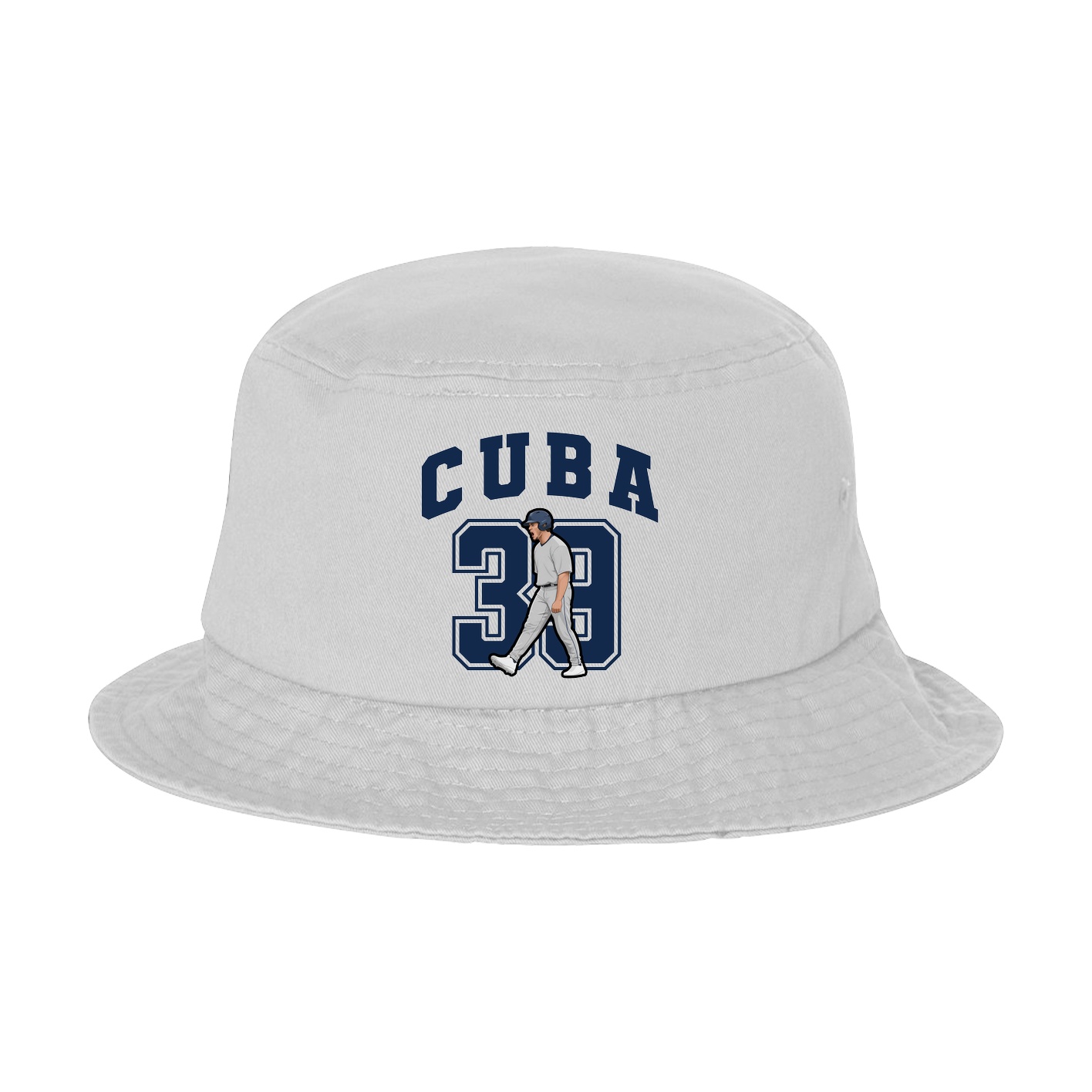 Bucket Cap — Number in White