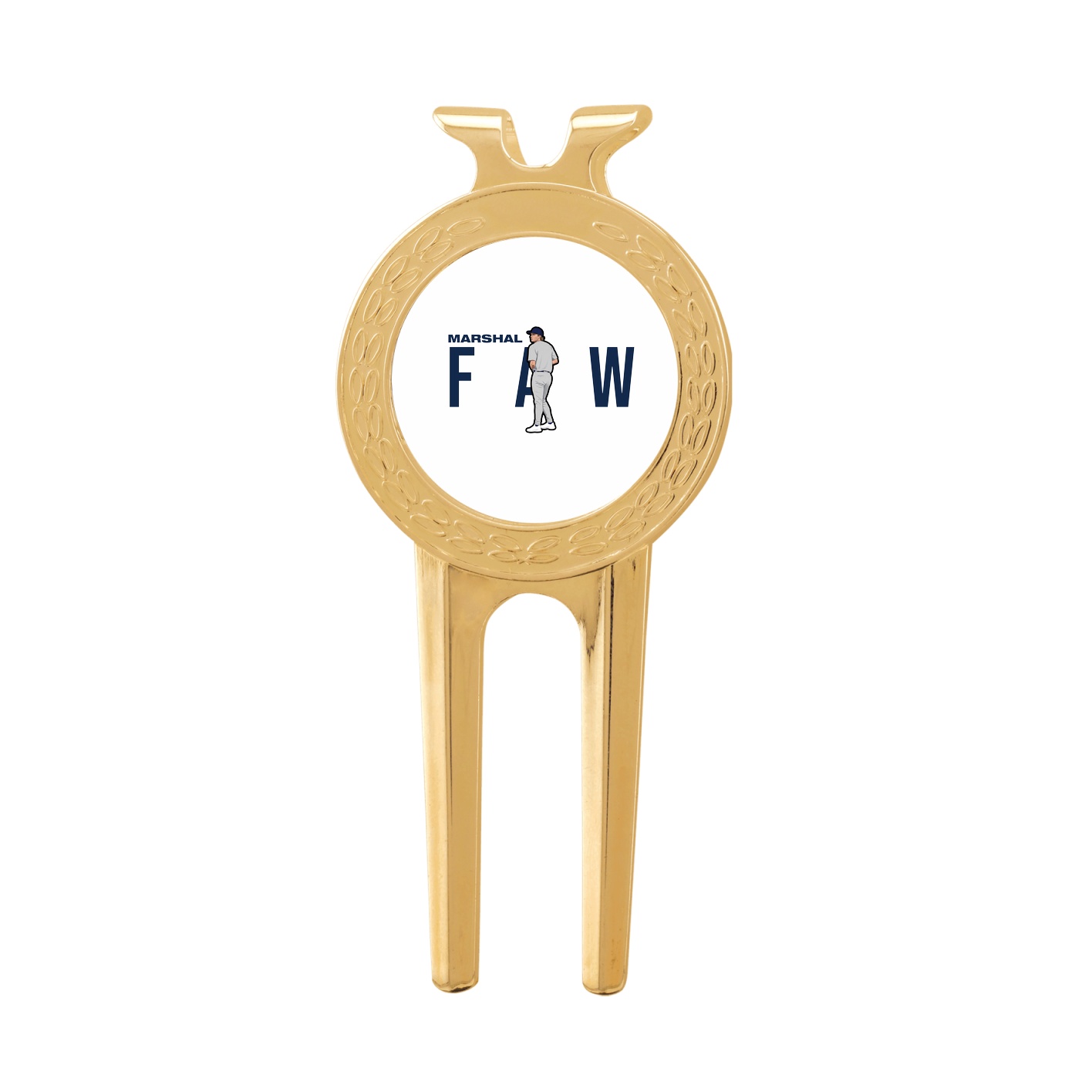 Divot Tool with Ball Marker — Player Name in Classic