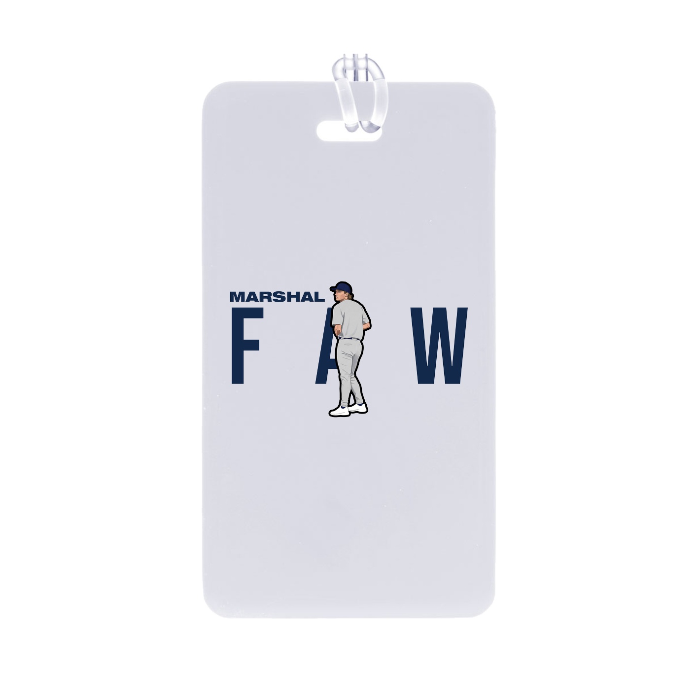 Bag Tag — Player Name in Classic