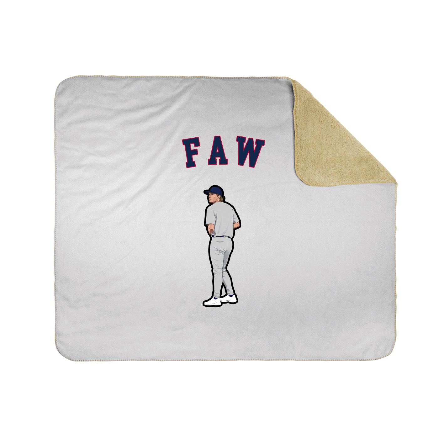 Throw Blanket — Shirsey Arch in White