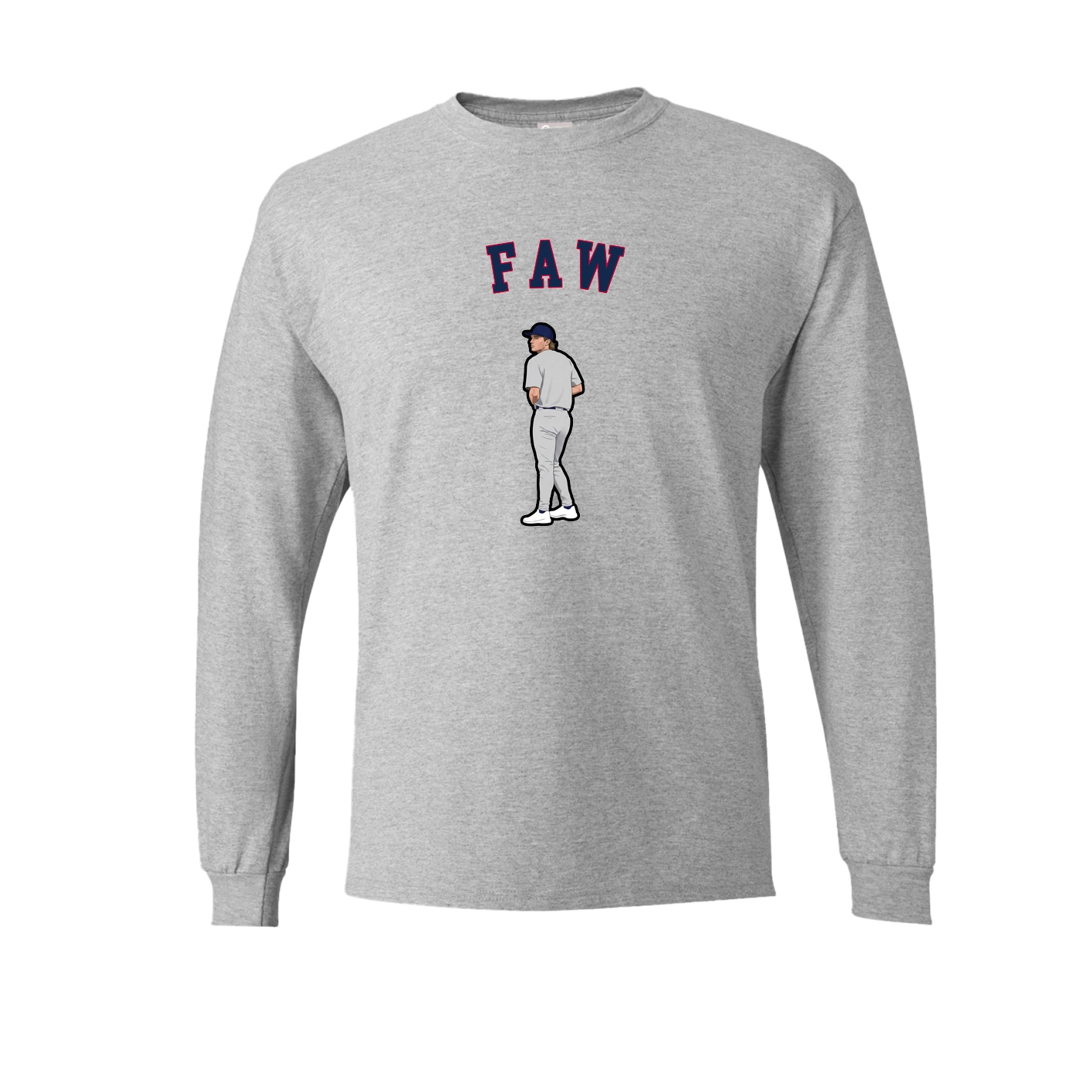 Long Sleeve Tee — Shirsey Arch in Grey