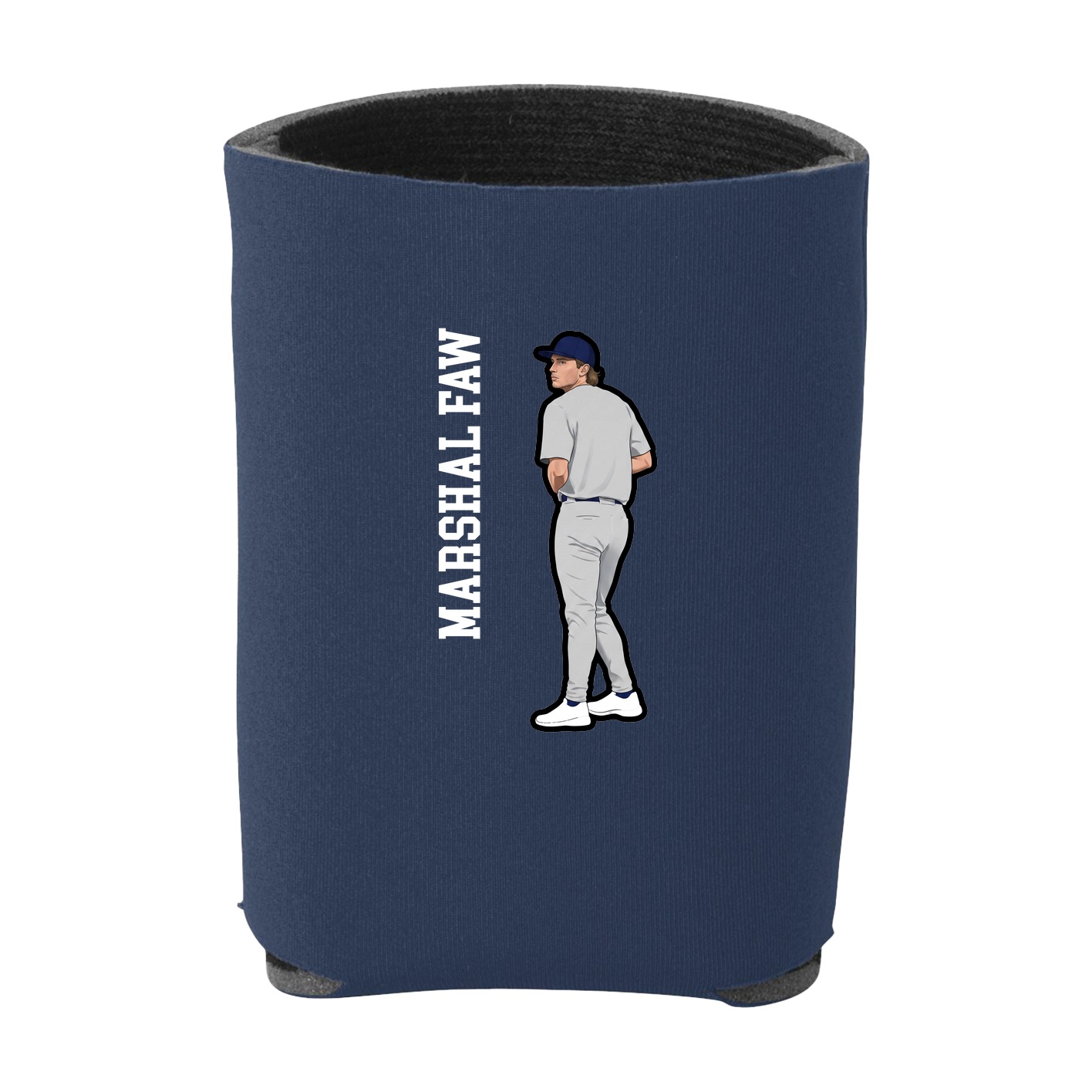 Can Holder — Name Vertical in Navy