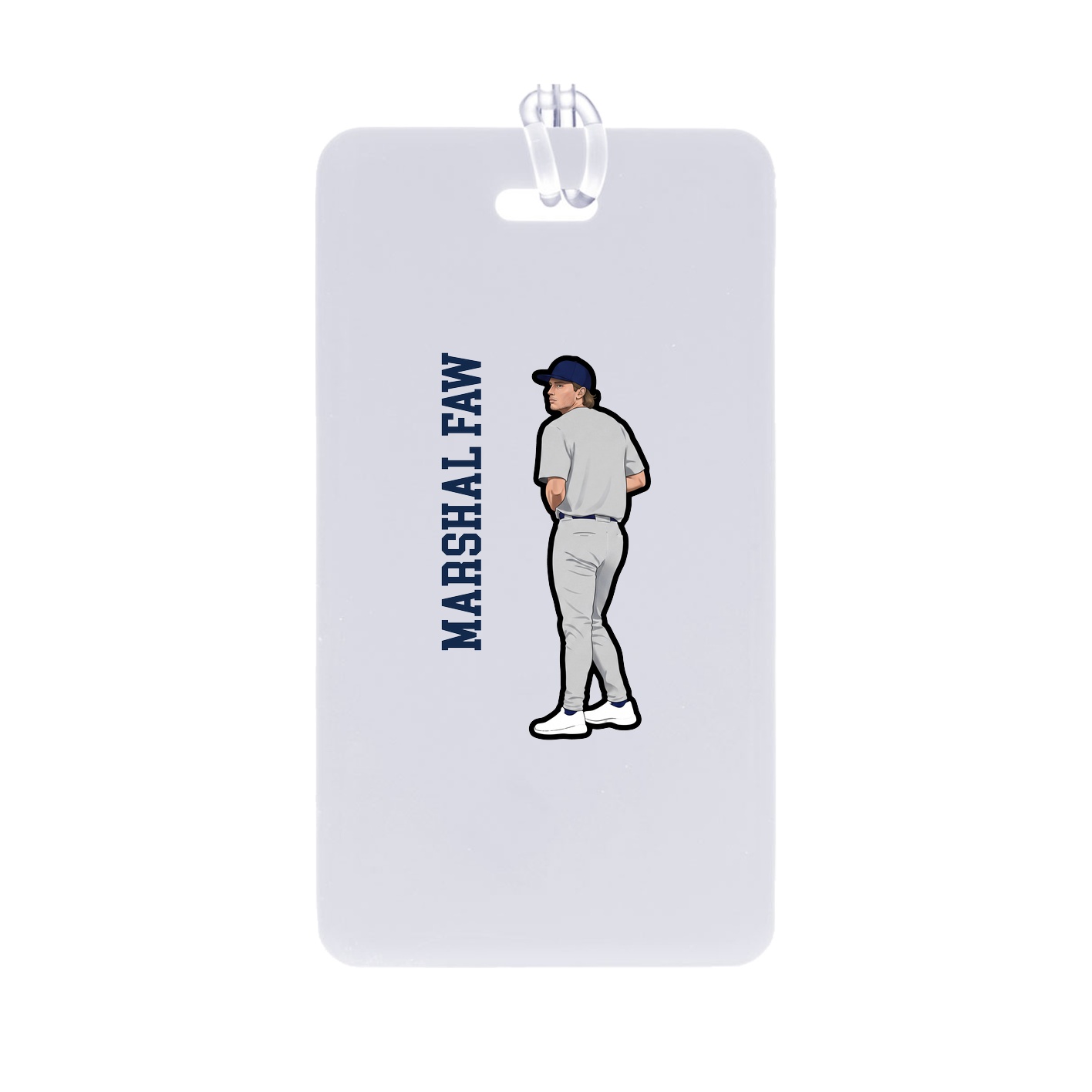 Bag Tag — Name Vertical in Classic