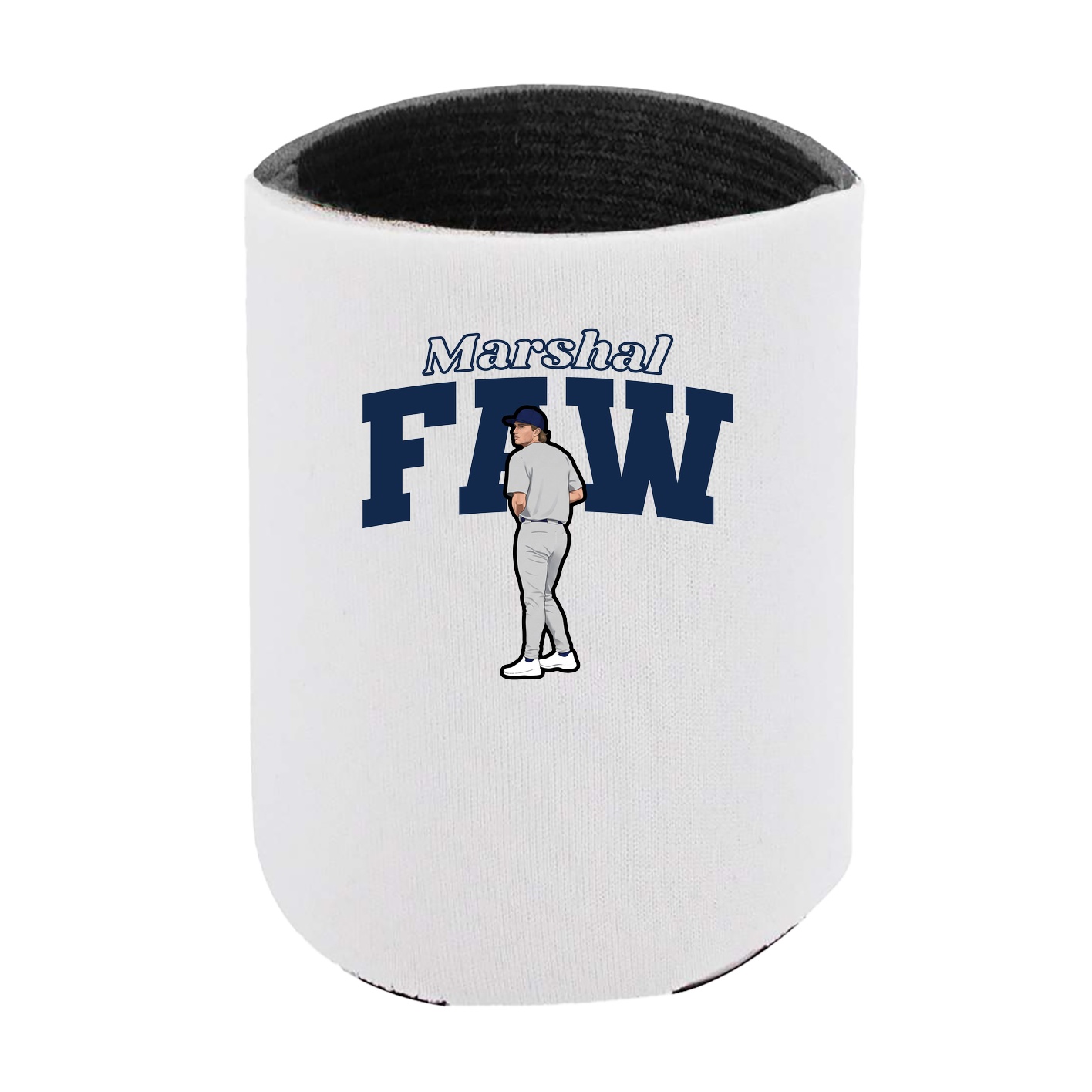 Can Holder — Name Arch in White