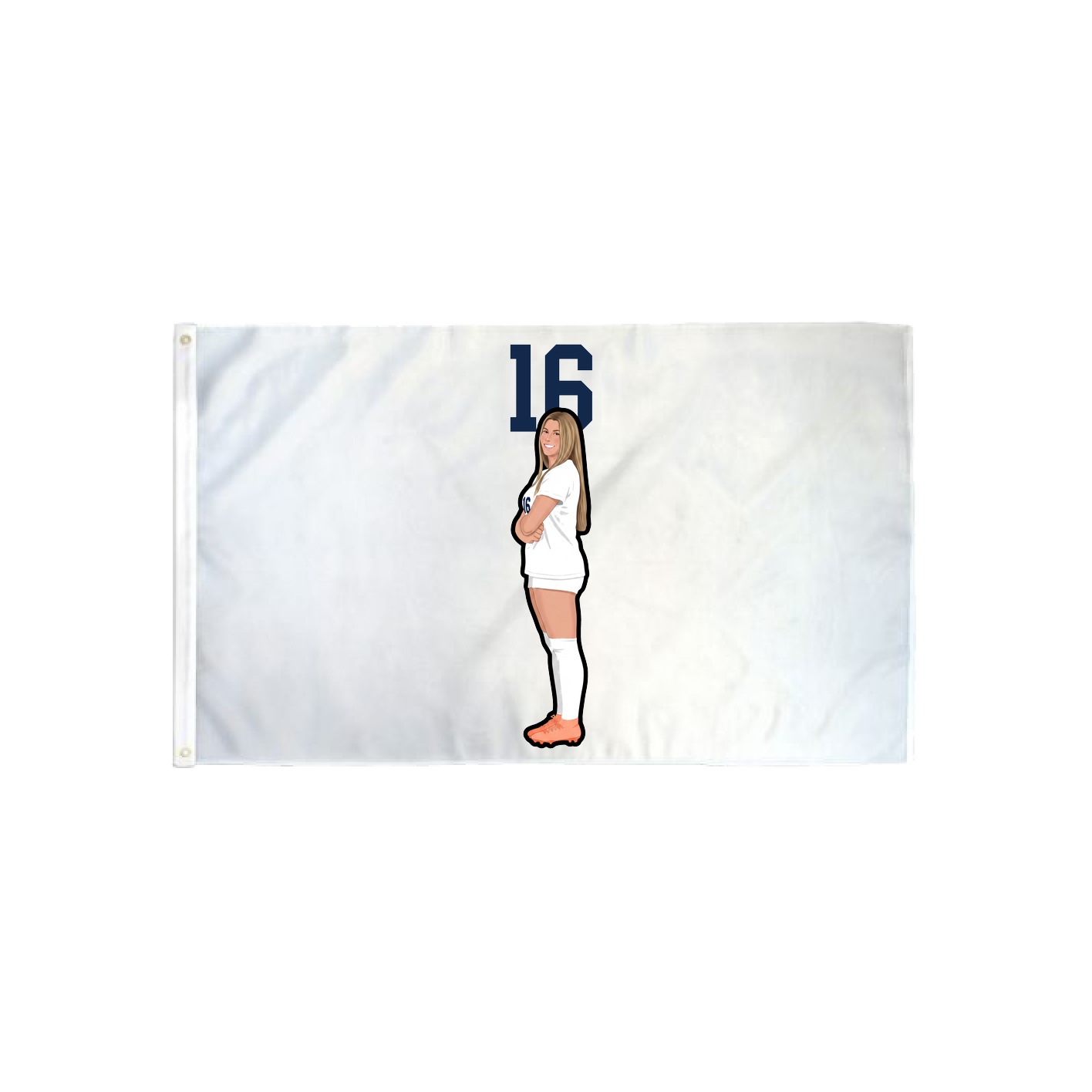 3x5 Flag — Number Top in Classic