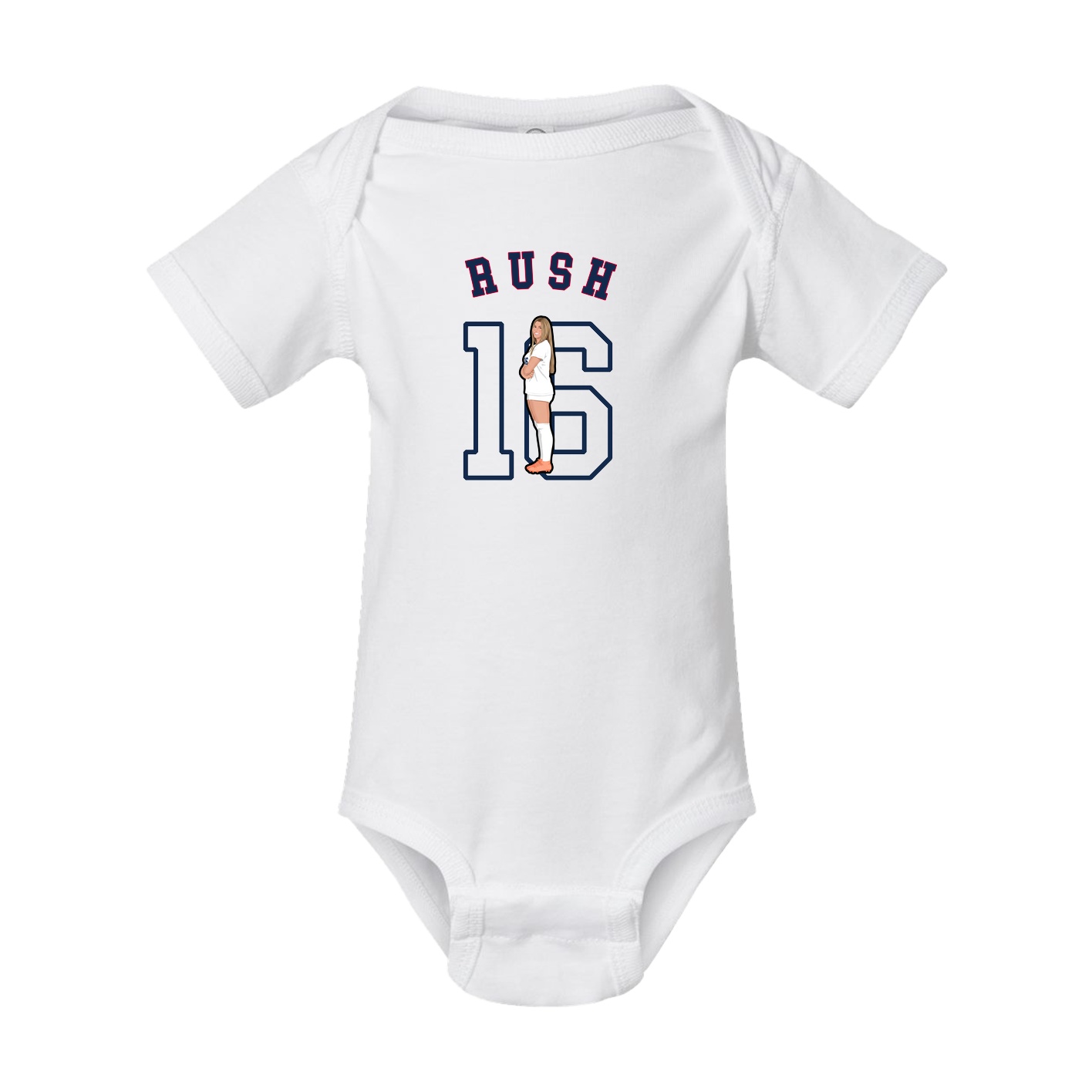 Baby Onesie — Shirsey Arch in White