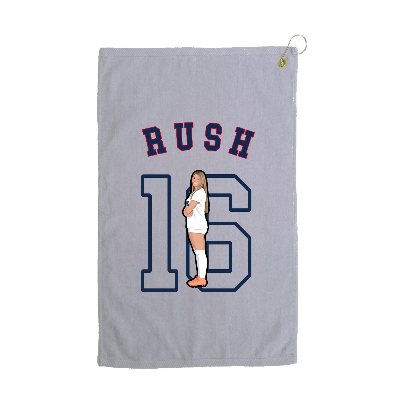 Golf Towel — Shirsey Arch in Grey