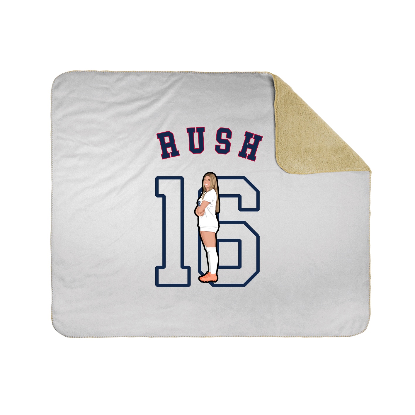 Throw Blanket — Shirsey Arch in White