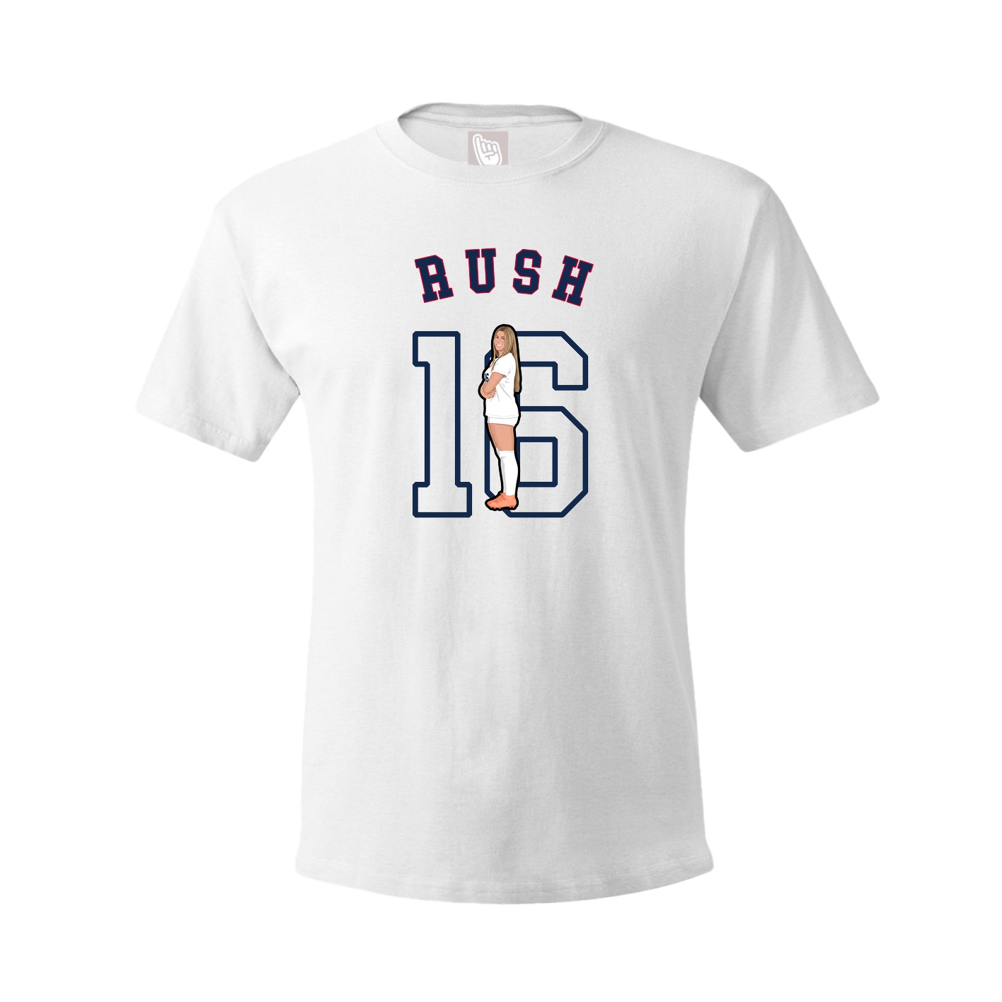 Youth Tee — Shirsey Arch in White
