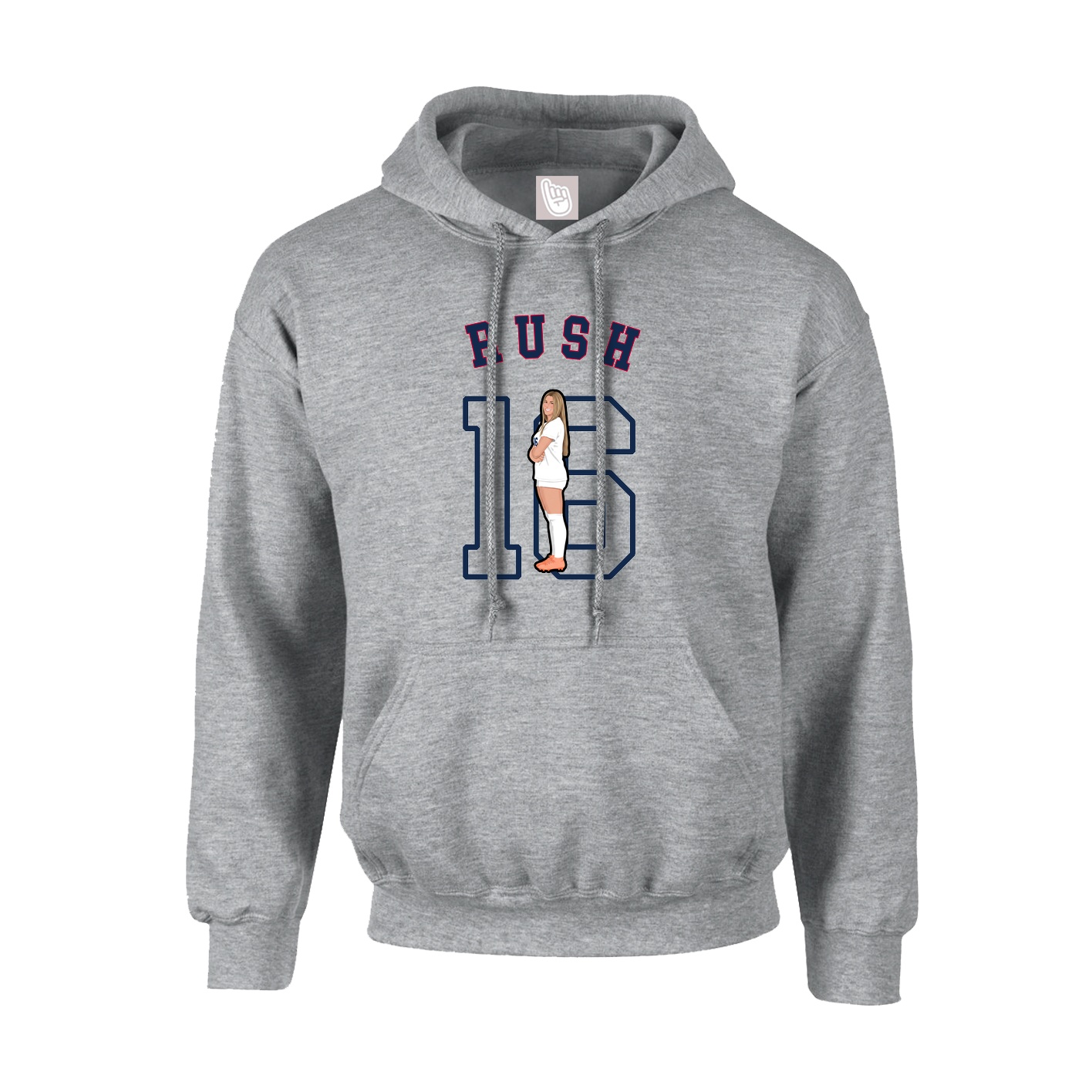 Hoodie — Shirsey Arch in Grey