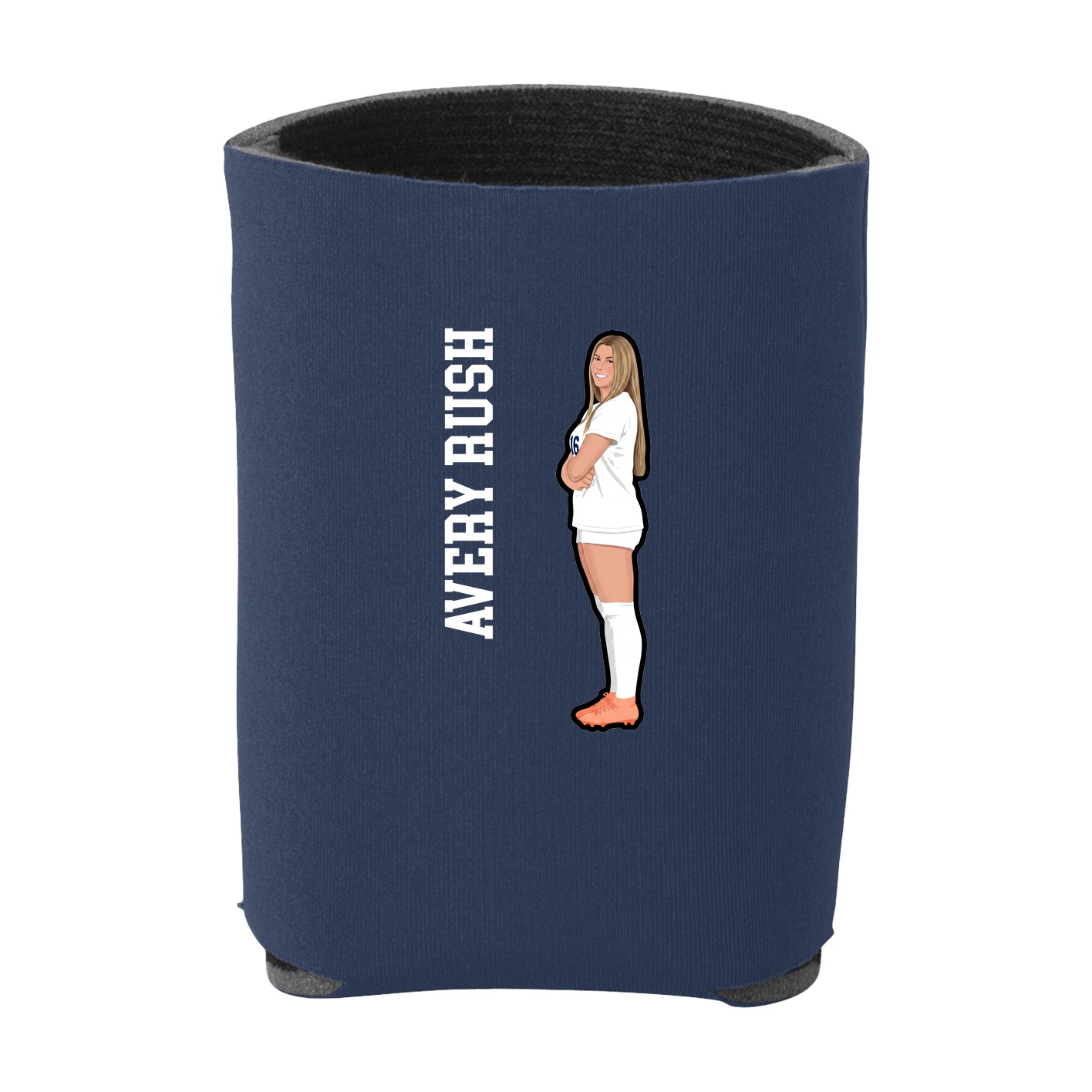 Can Holder — Name Vertical in Navy