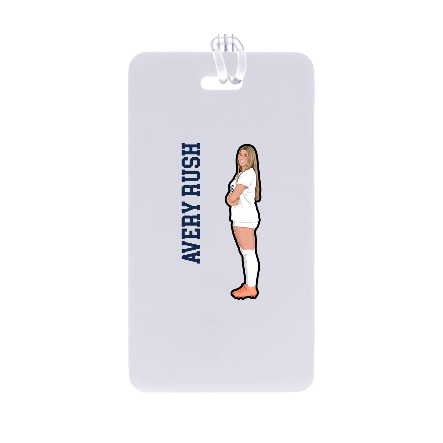 Bag Tag — Name Vertical in Classic