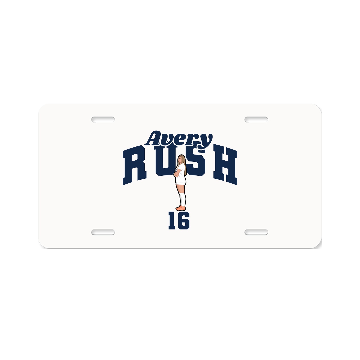 License Plate — Signature Arch in Classic