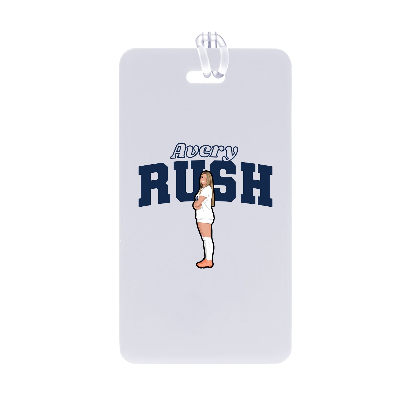 Bag Tag — Name Arch in Classic