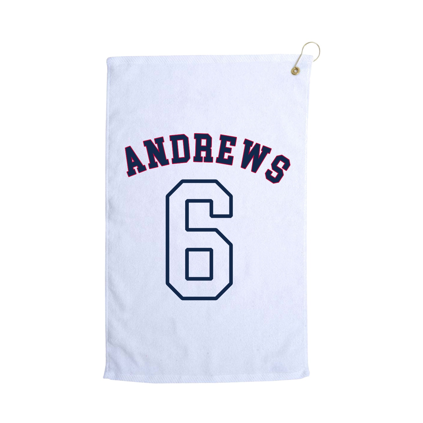 Golf Towel — Shirsey Arch in White