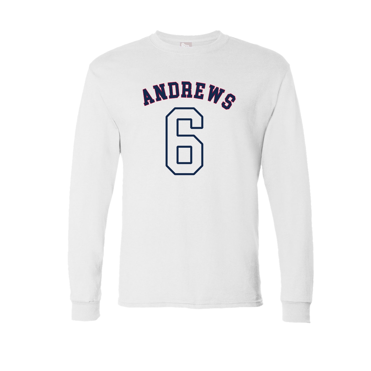 Long Sleeve Tee — Shirsey Arch in White