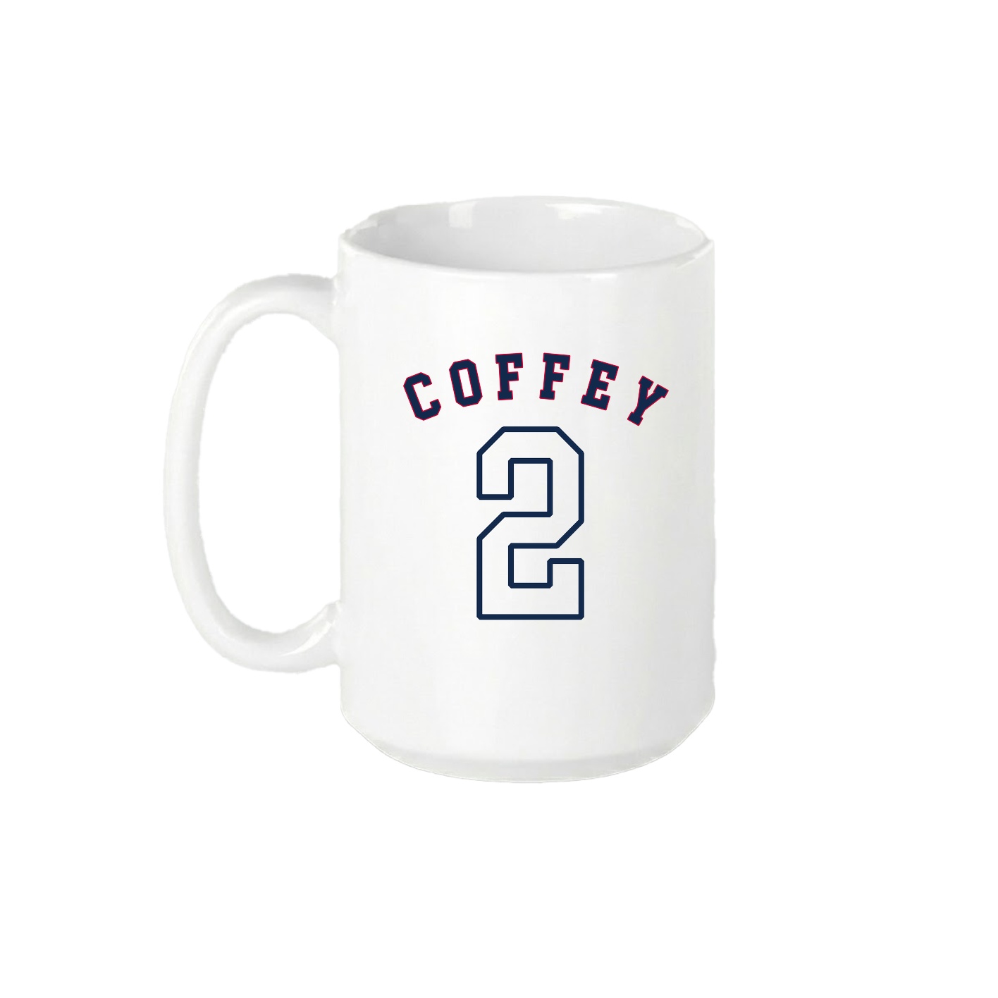 15oz Coffee Mug — Shirsey Arch in White