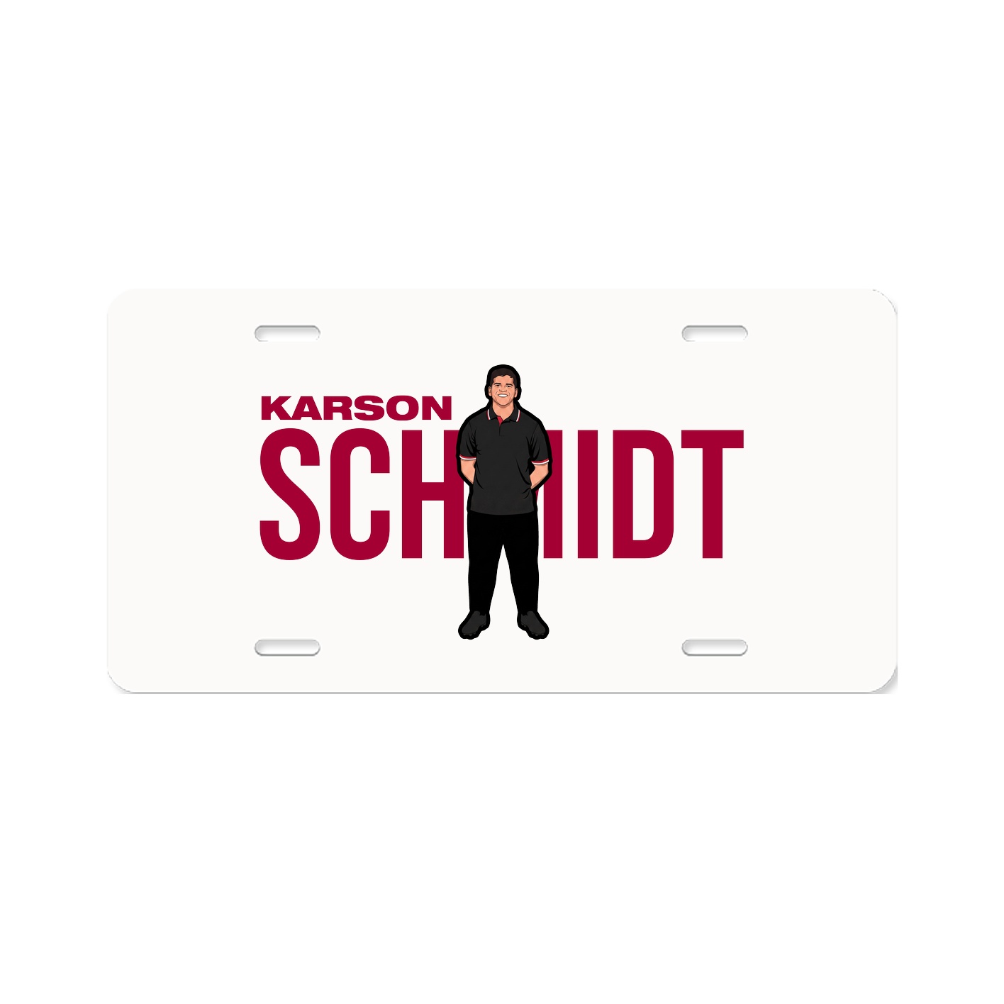 License Plate — Player Name in Classic