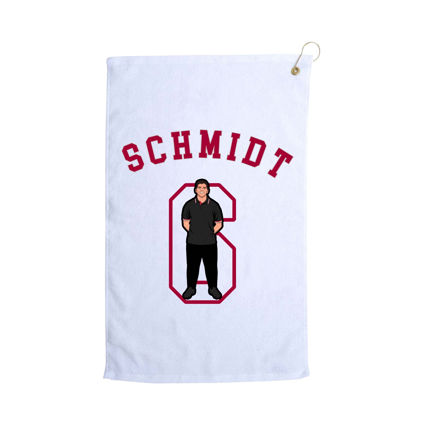 Golf Towel — Shirsey Arch in White