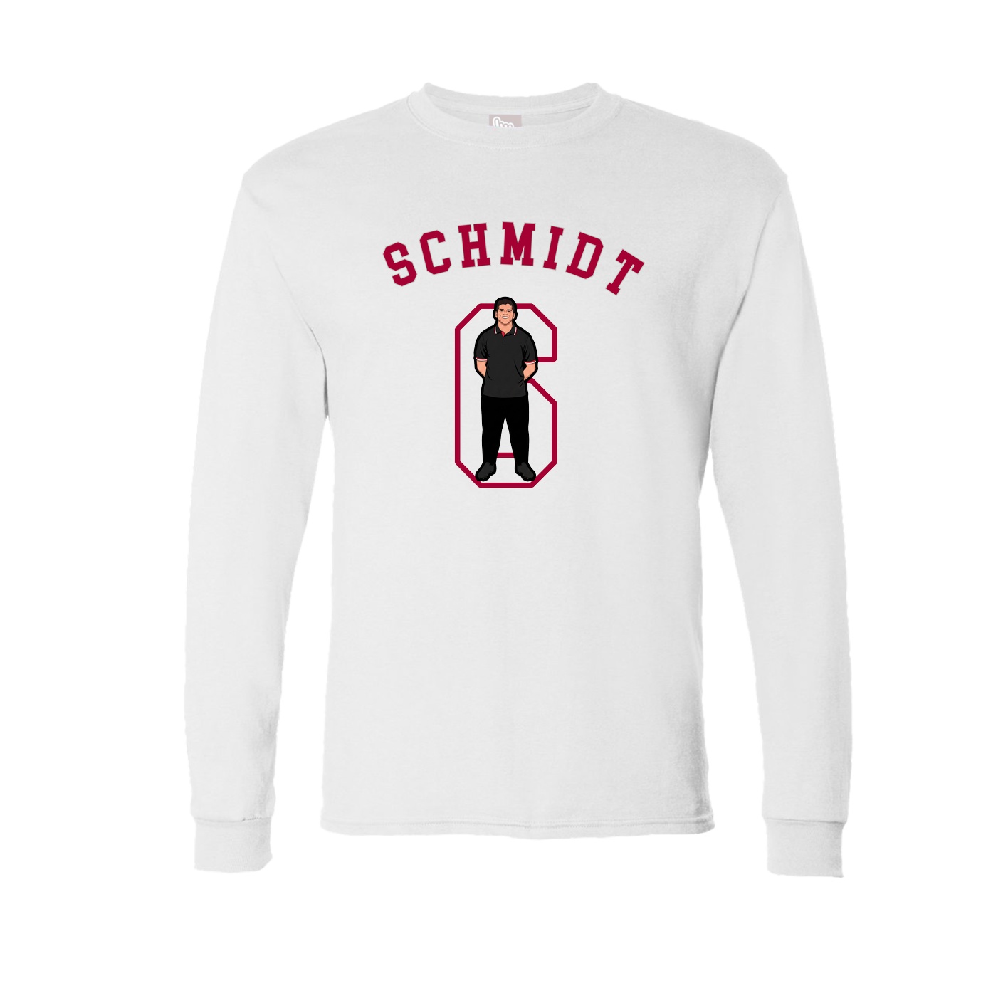 Long Sleeve Tee — Shirsey Arch in White