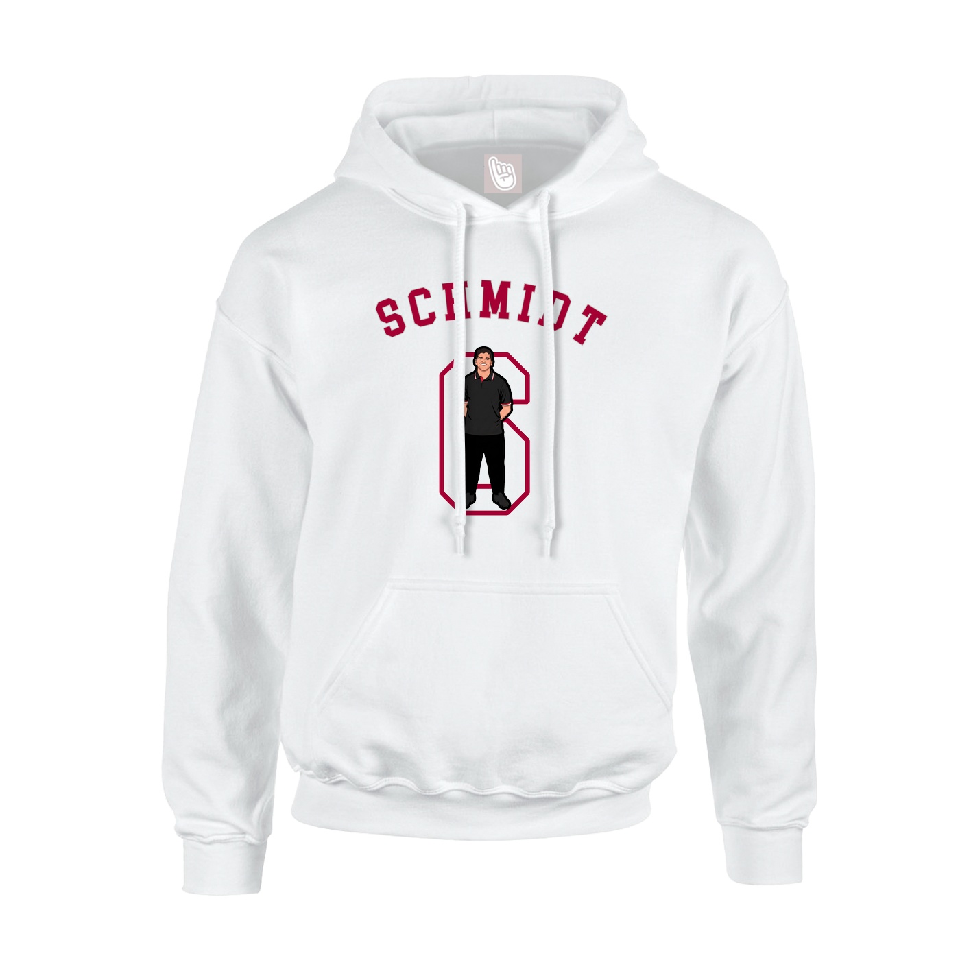 Hoodie — Shirsey Arch in White
