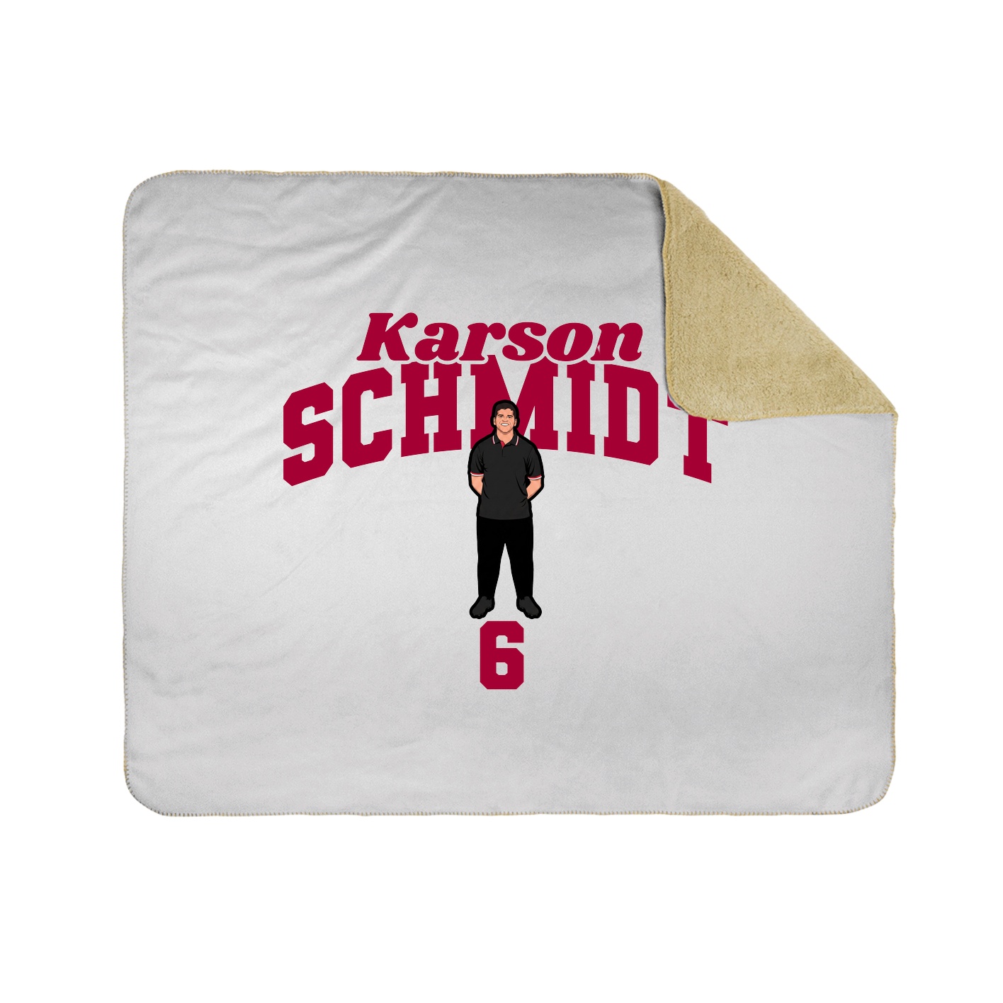 Throw Blanket — Signature Arch in White