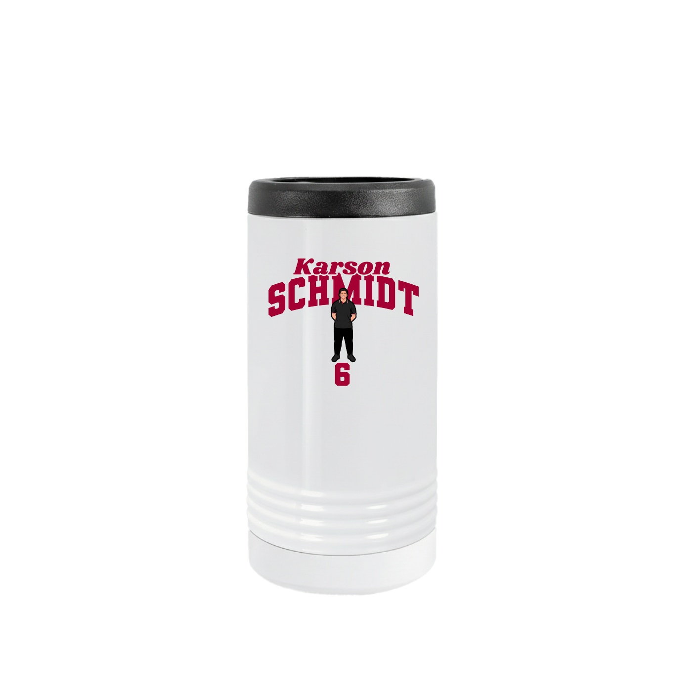 Slim Beverage Holder — Signature Arch in White