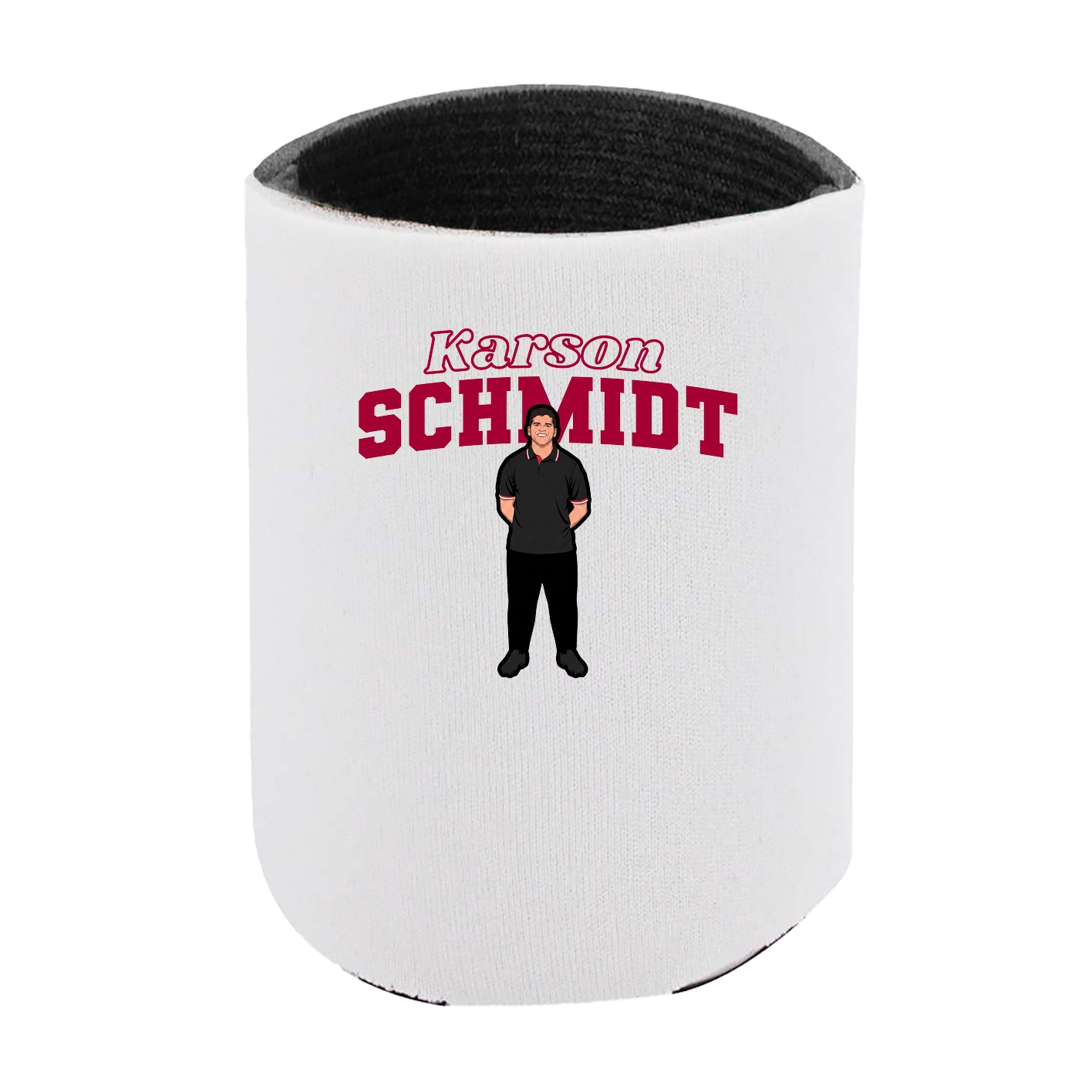 Can Holder — Name Arch in White