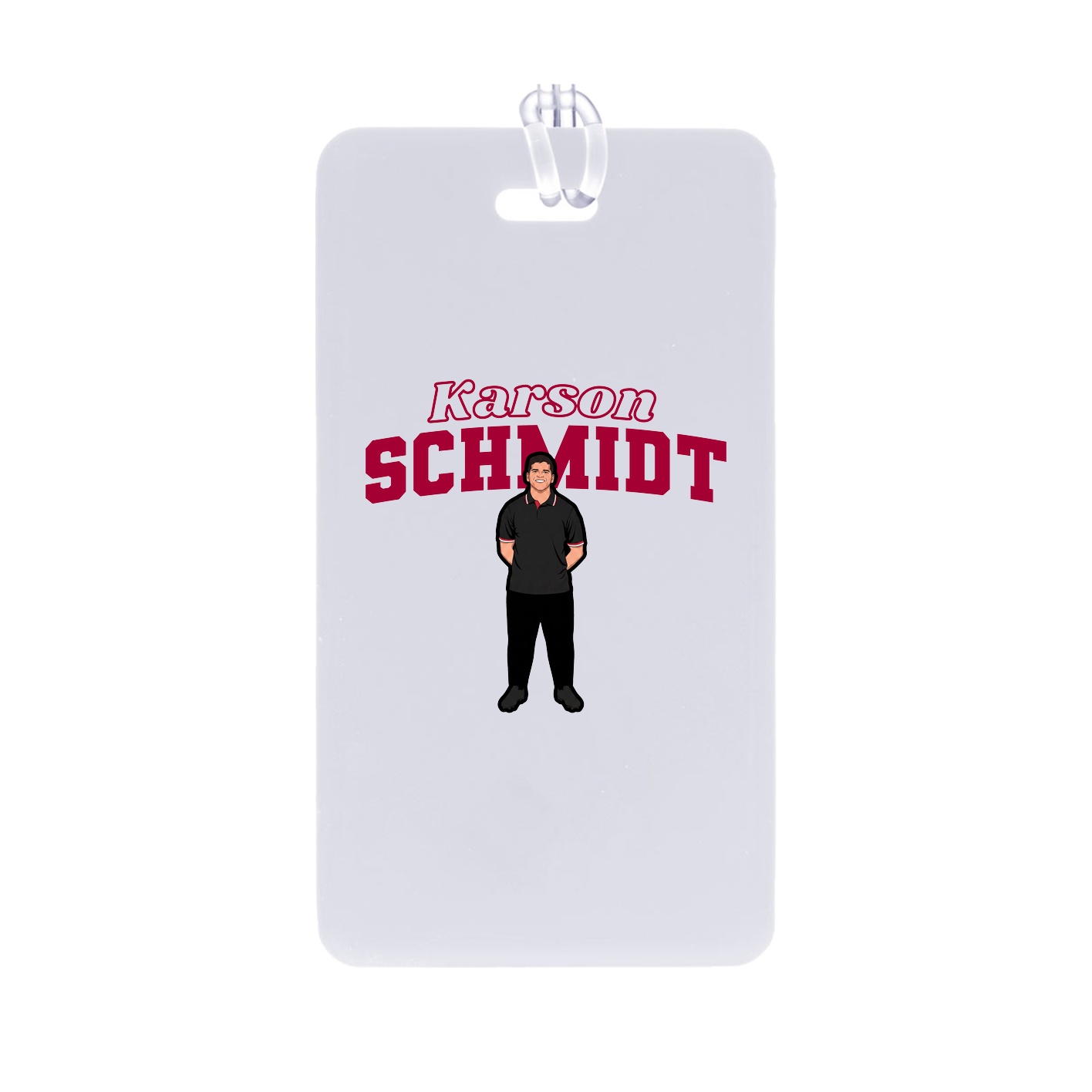 Bag Tag — Name Arch in Classic