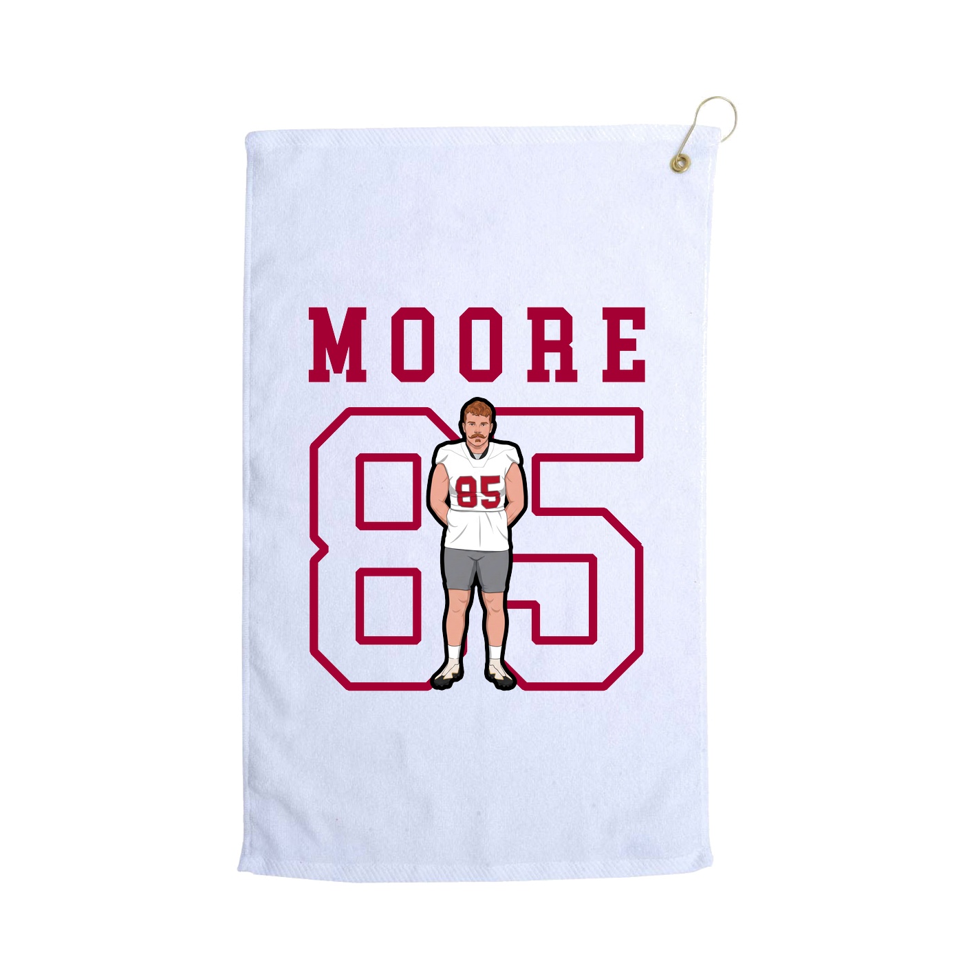 Golf Towel — Shirsey in White