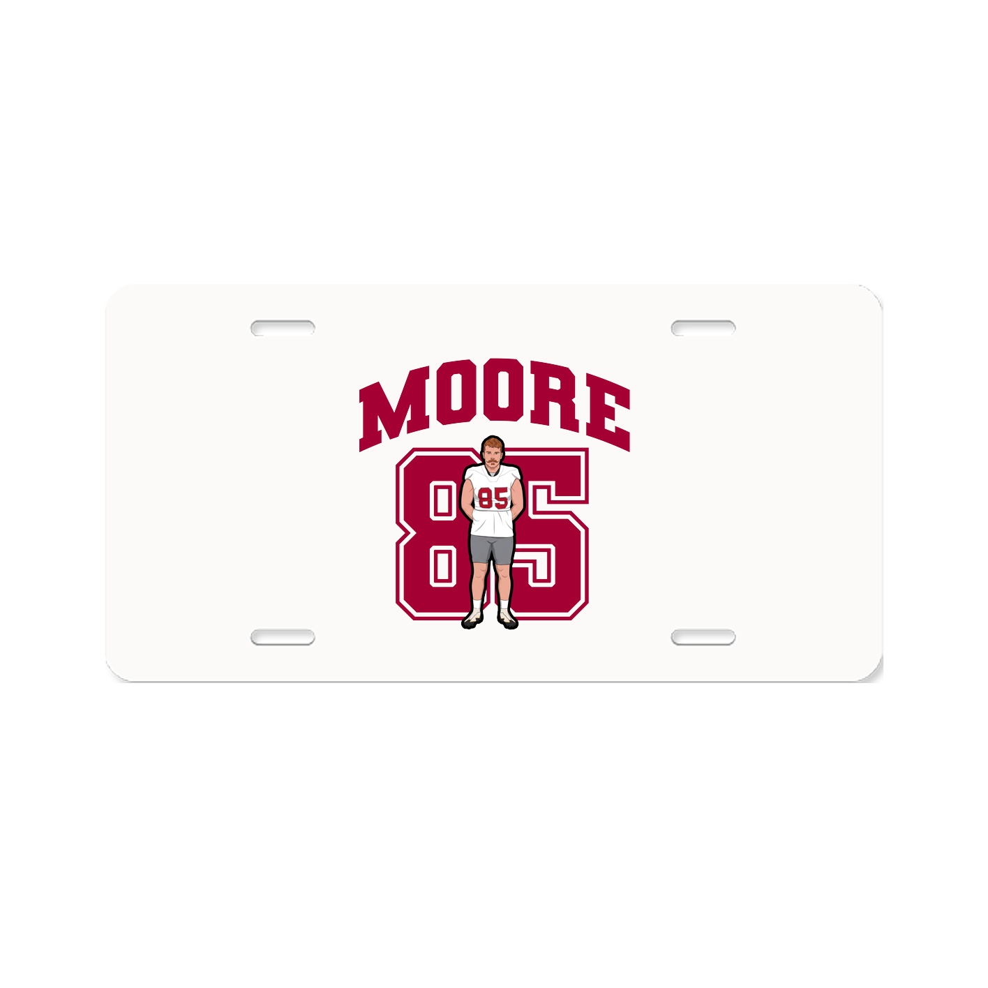 License Plate — Number in Classic