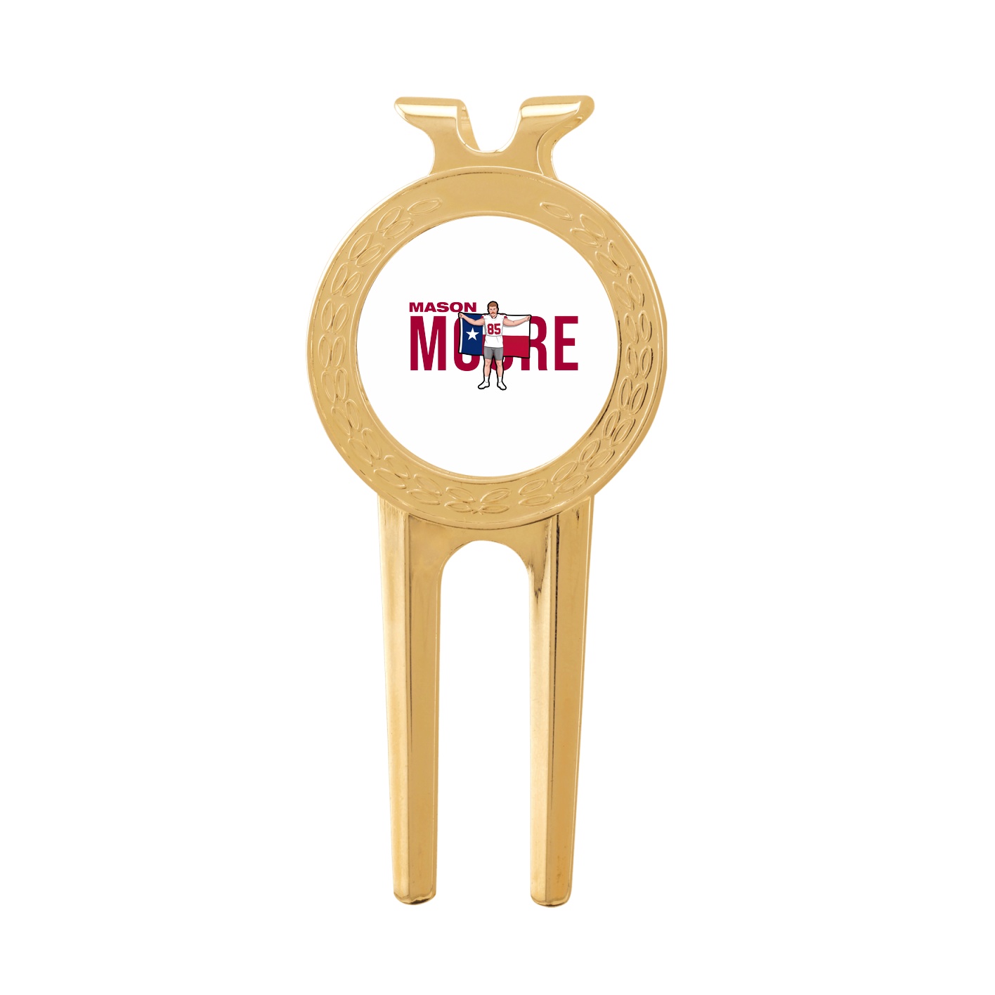 Divot Tool with Ball Marker — Player Name in Classic