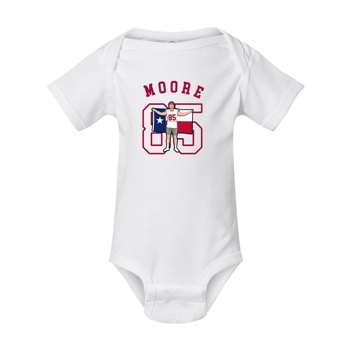 Baby Onesie — Shirsey Arch in White