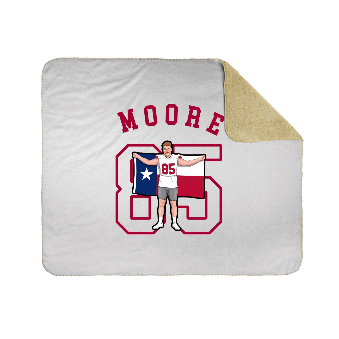 Throw Blanket — Shirsey Arch in White