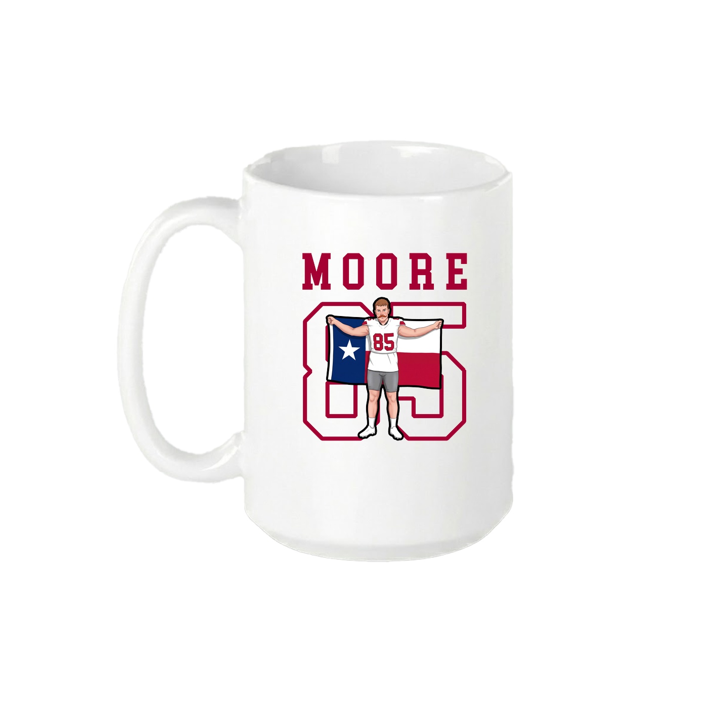 15oz Coffee Mug — Shirsey in White