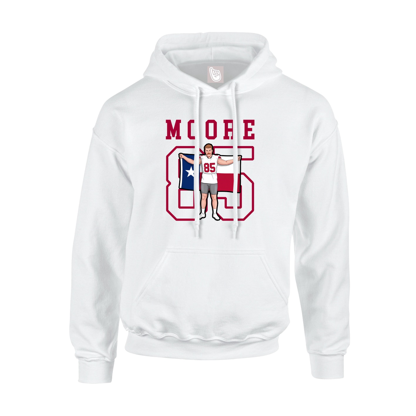 Youth Hoodie — Shirsey in White