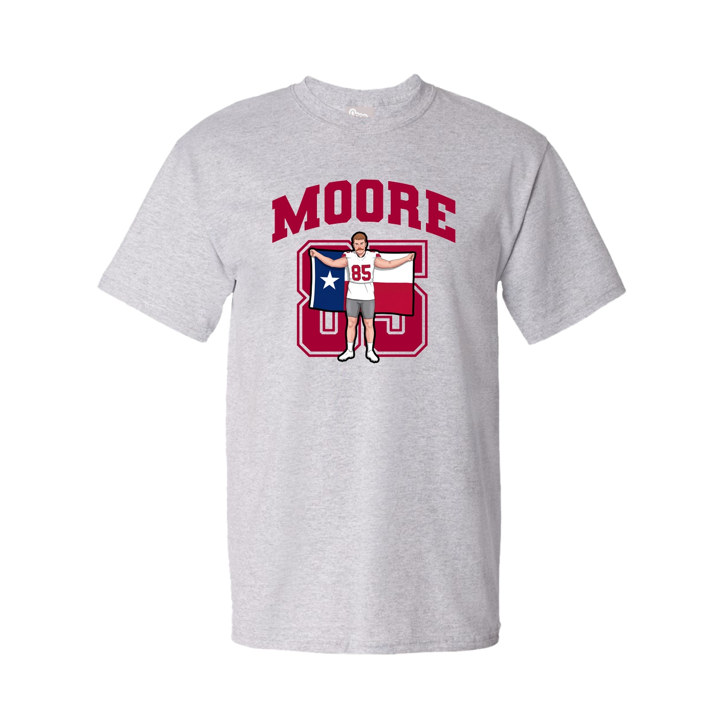Tee — Number in Grey