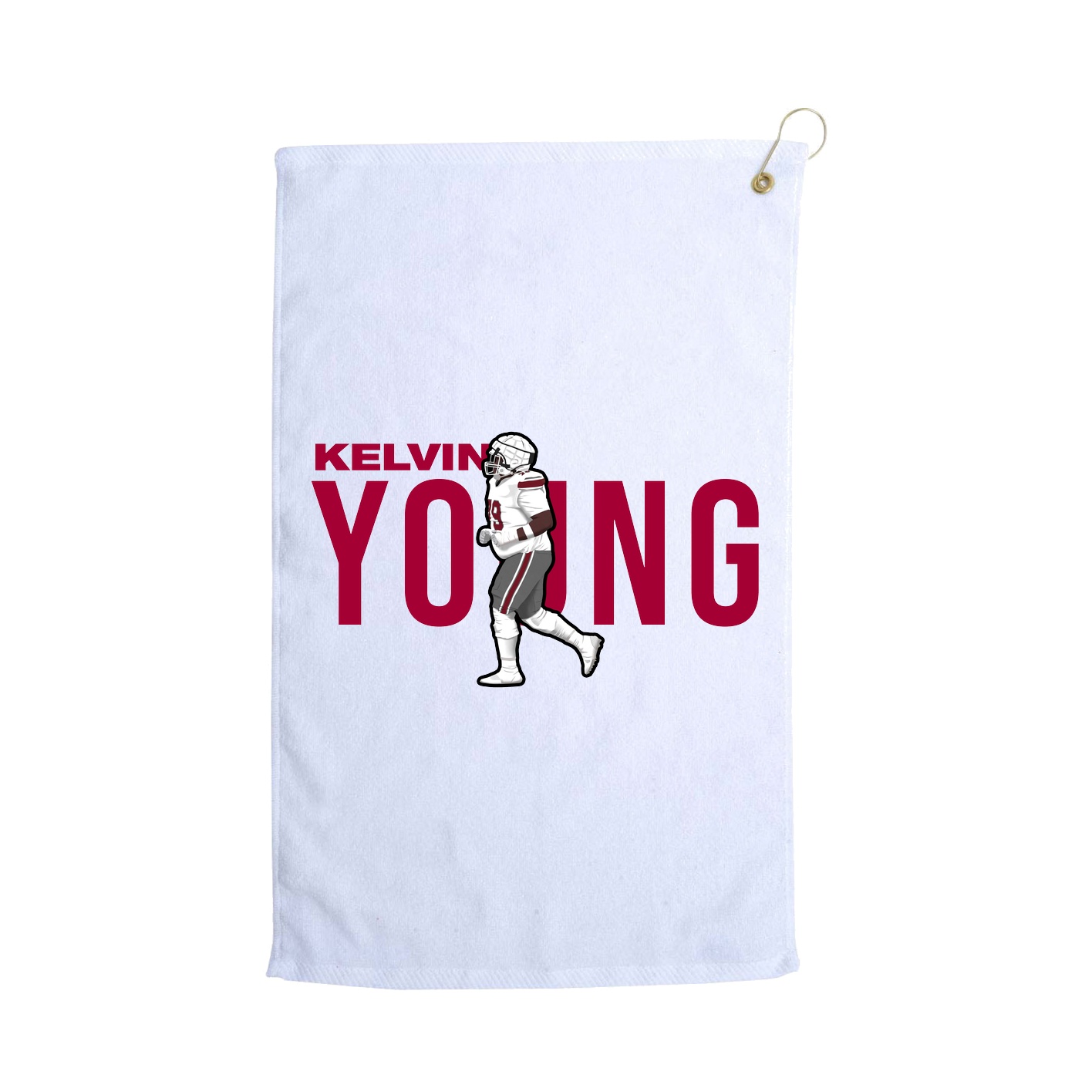 Golf Towel — Player Name in White