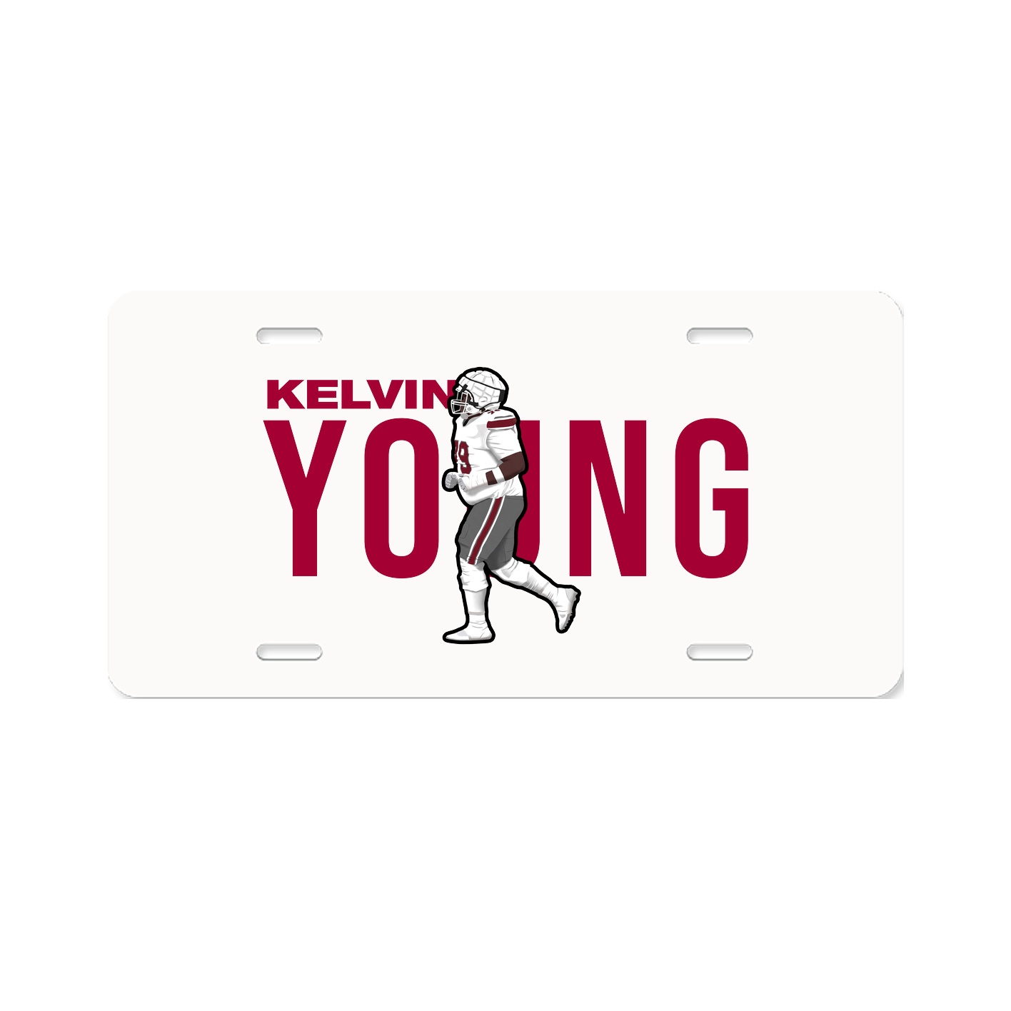 License Plate — Player Name in Classic