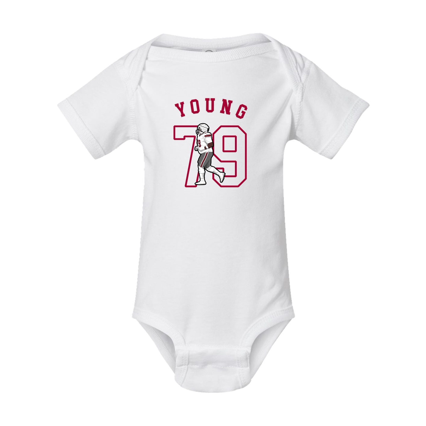 Baby Onesie — Shirsey Arch in White