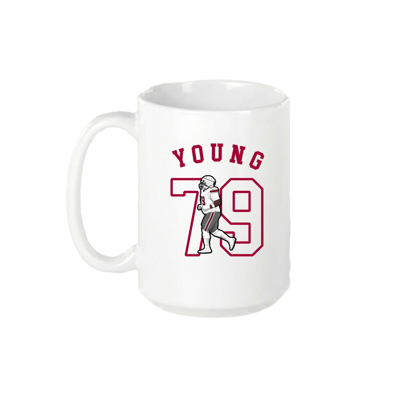 15oz Coffee Mug — Shirsey Arch in White