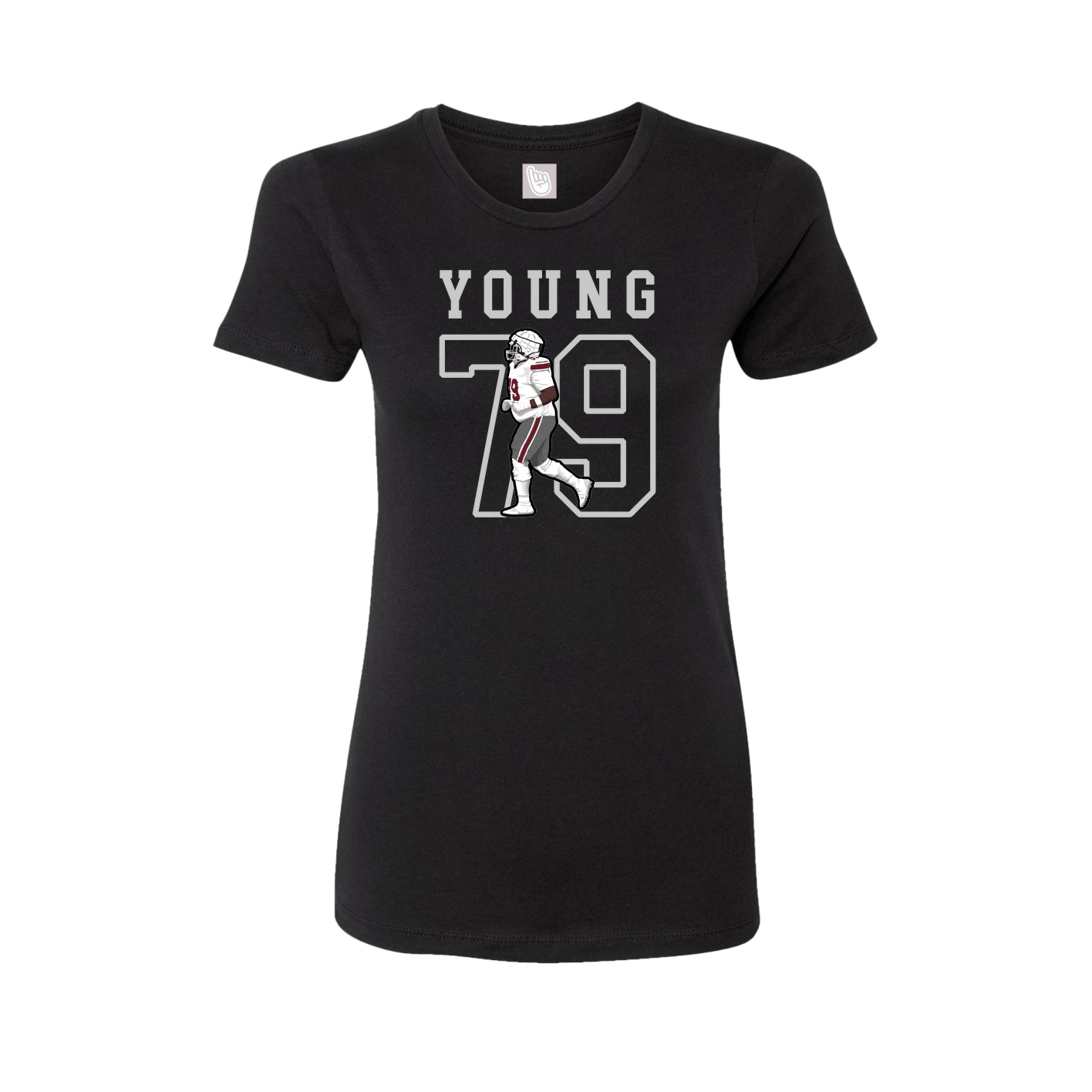 Fitted Women's Tee — Shirsey in Black