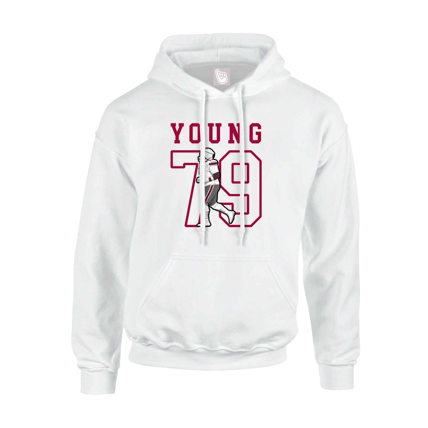 Youth Hoodie — Shirsey in White