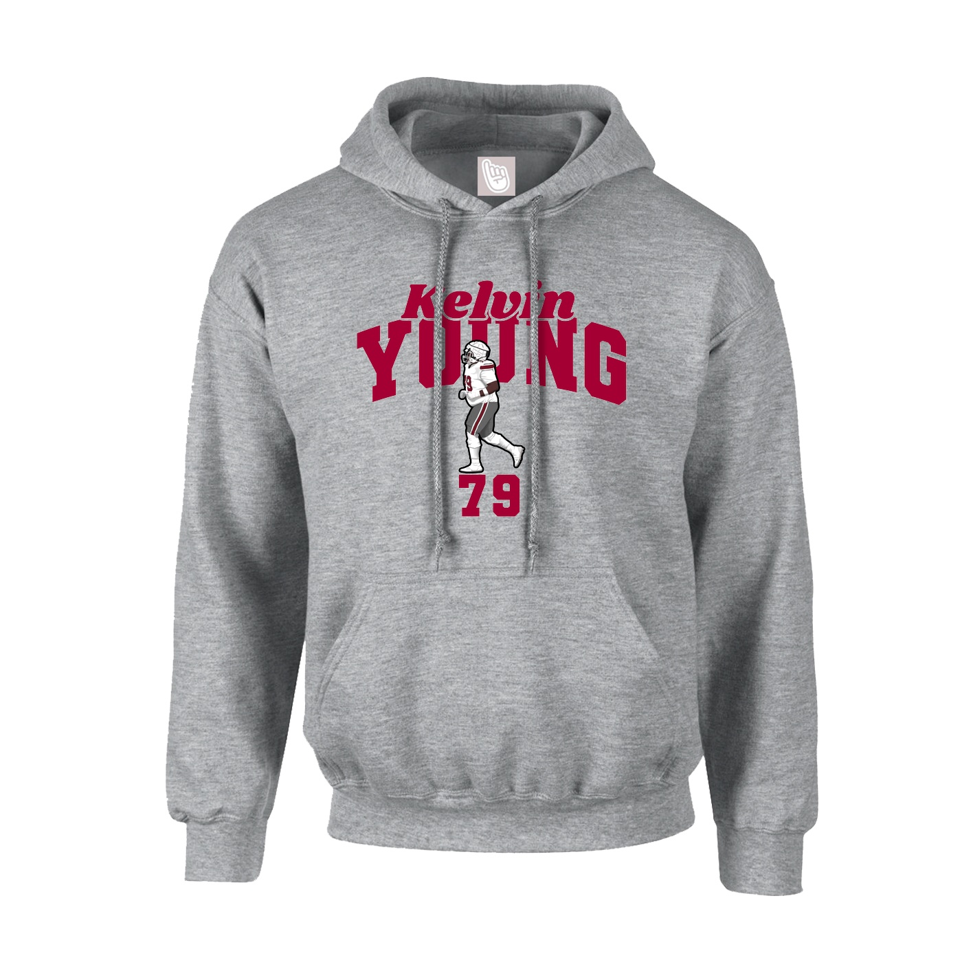 Hoodie — Signature Arch in Grey