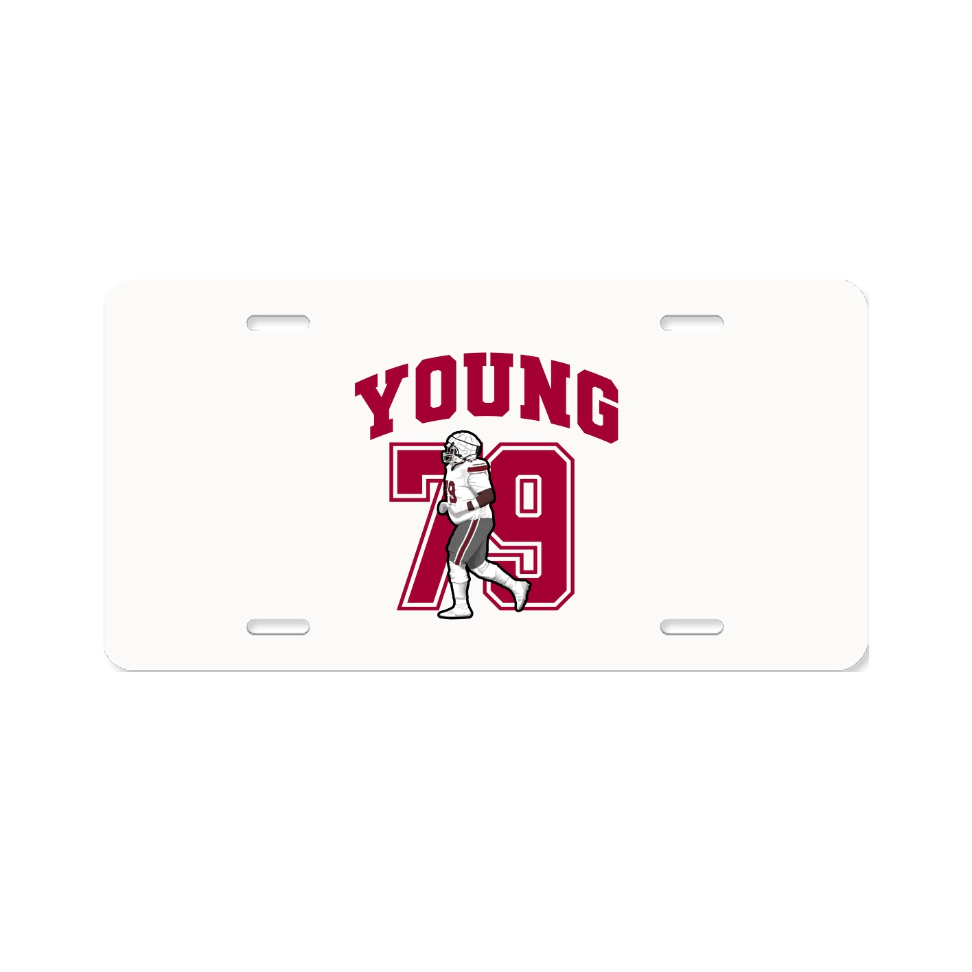 License Plate — Number in Classic