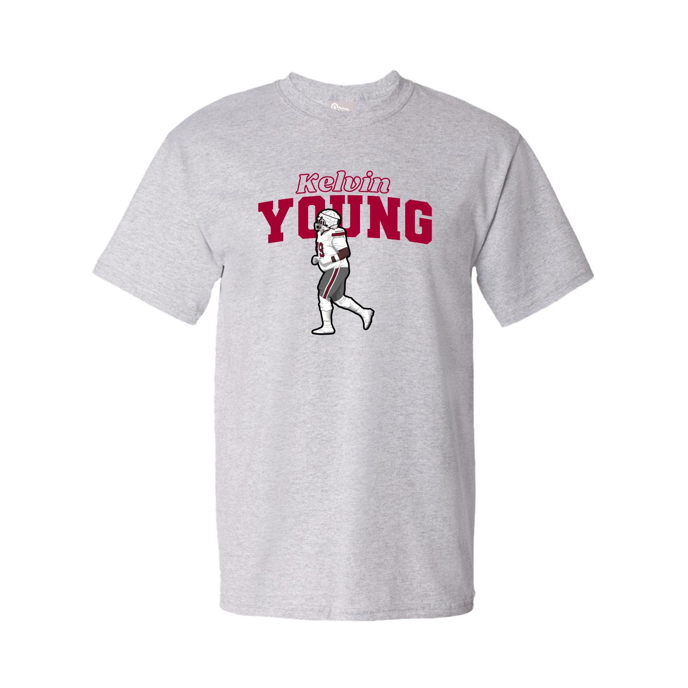Tee — Name Arch in Grey